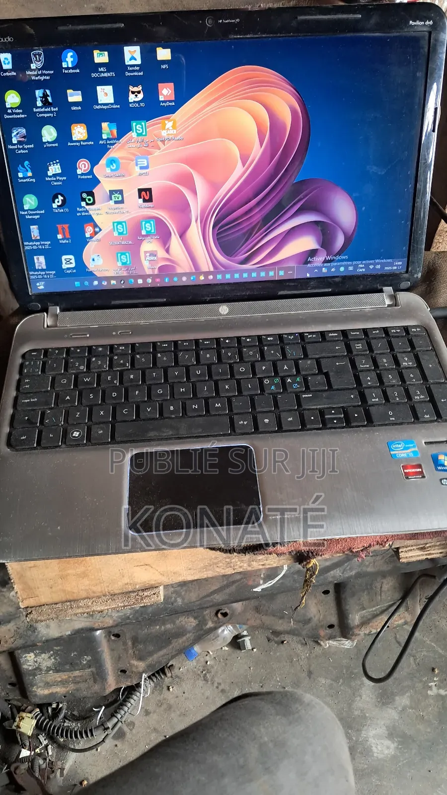 New Ordinateur Portable HP Pavilion Dv6 8GB Intel Core I5 SSD 256GB