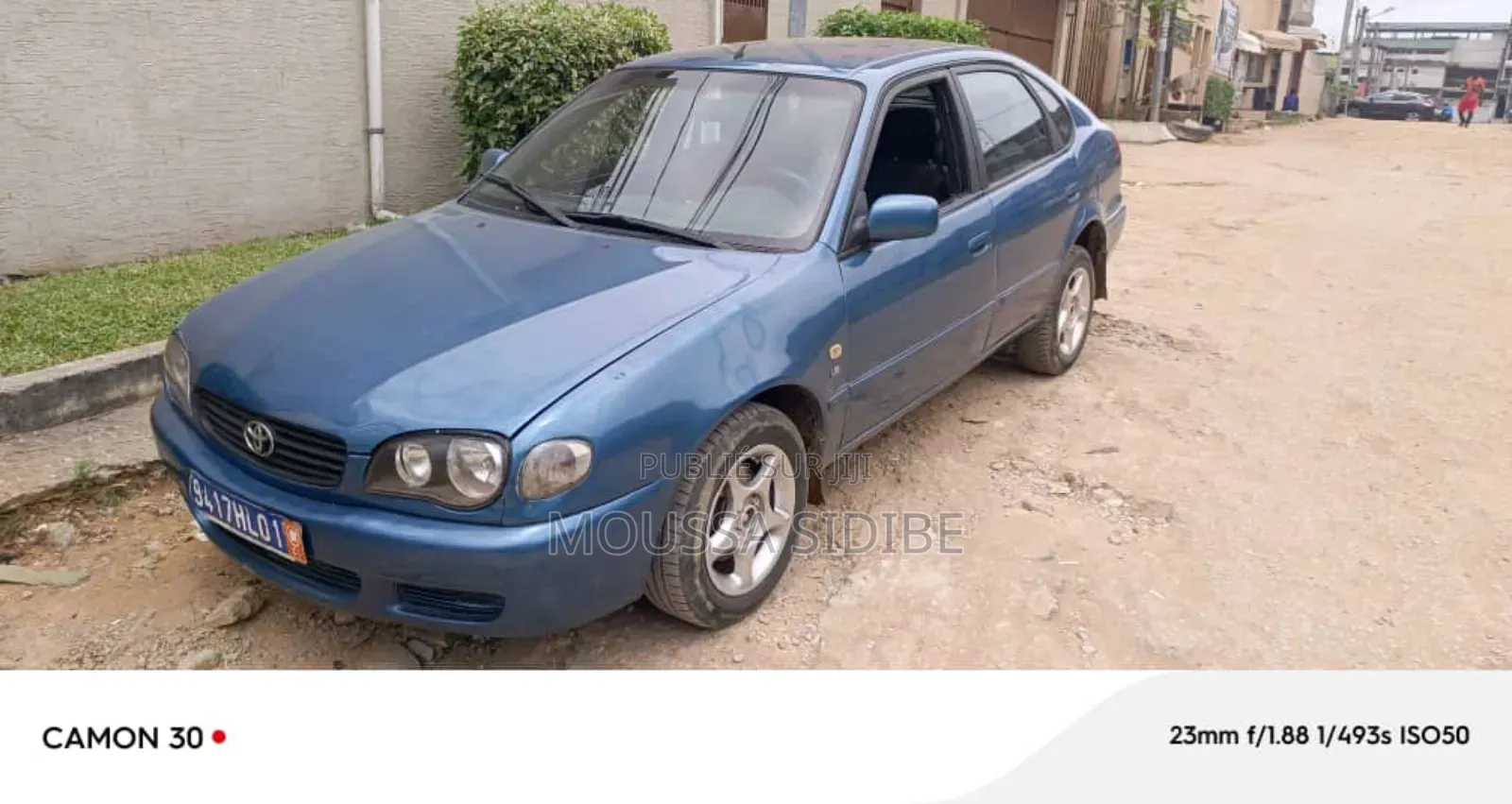 Toyota Corolla 2001 Bleu