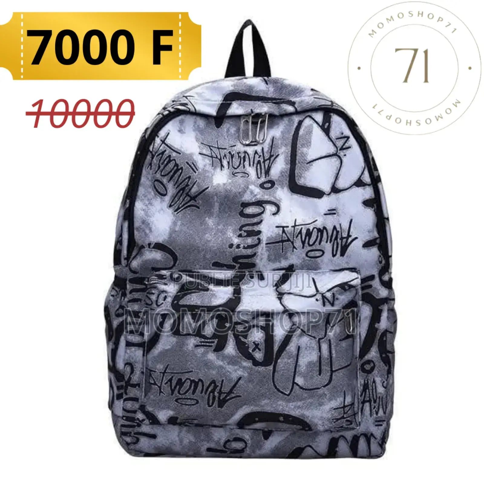Sac Graffiti Gris Magnifique