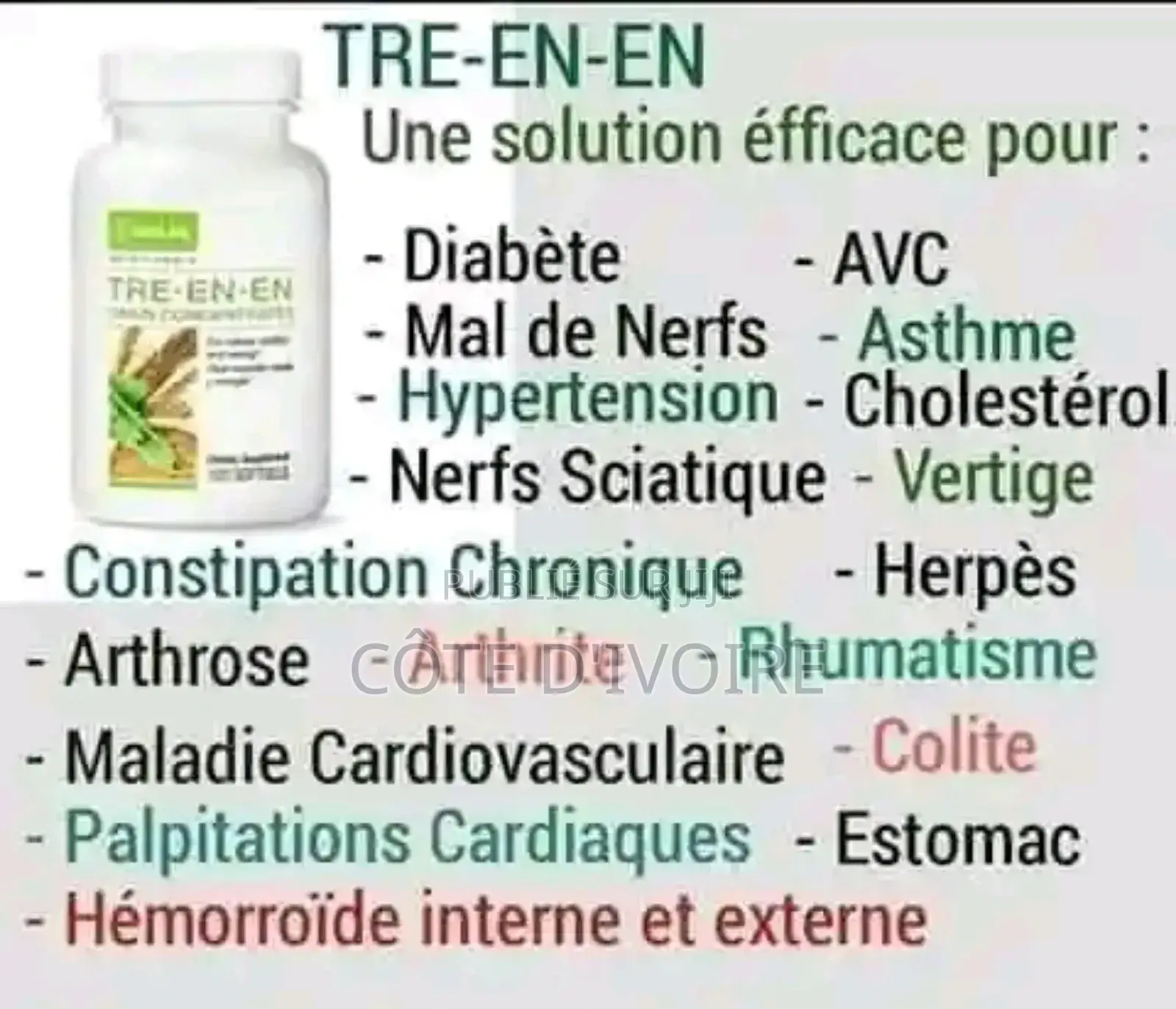 Tre-en-en 120 Capsules, (Compléments Alimentaires)