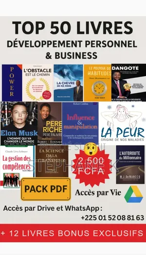 50 Livres (Motivation _sante ) À Prix Gratuit+Des Ultras Bonus À Vie
