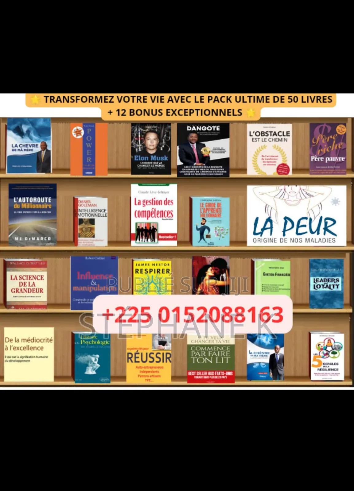 50 Livres (Motivation _sante ) À Prix Gratuit+Des Ultras Bonus À Vie