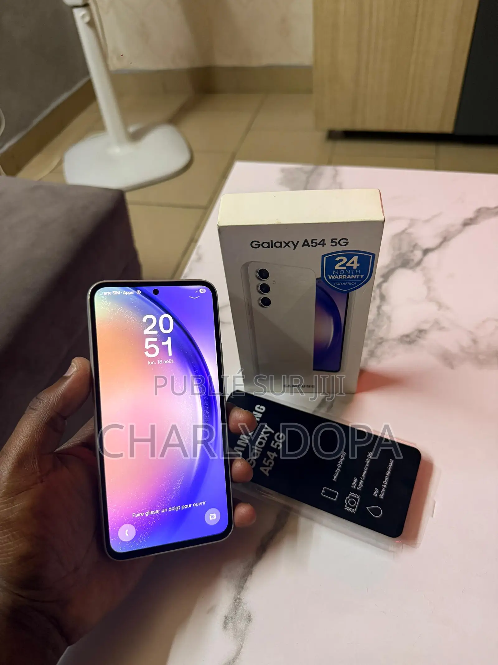 Samsung Galaxy A54 128 GB Blanc
