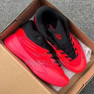 Photo - Basketball Adidas Dame 10 Red