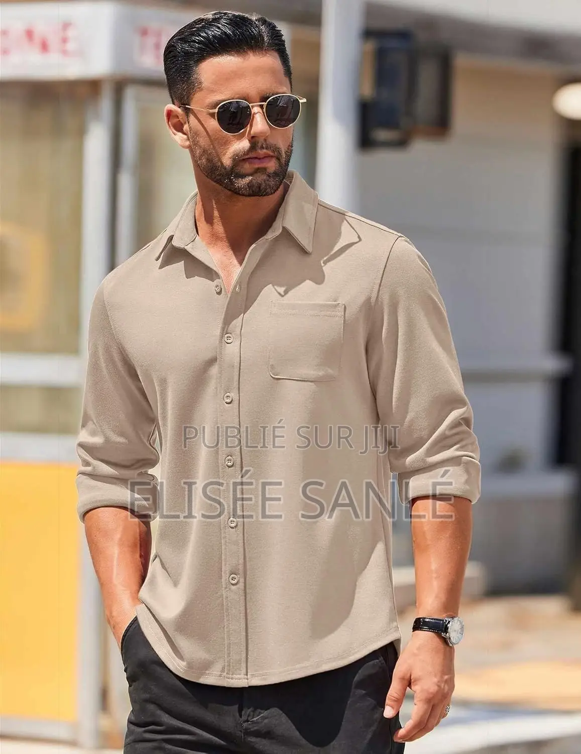 Chemise De Luxe Manches Longues Pour Homme