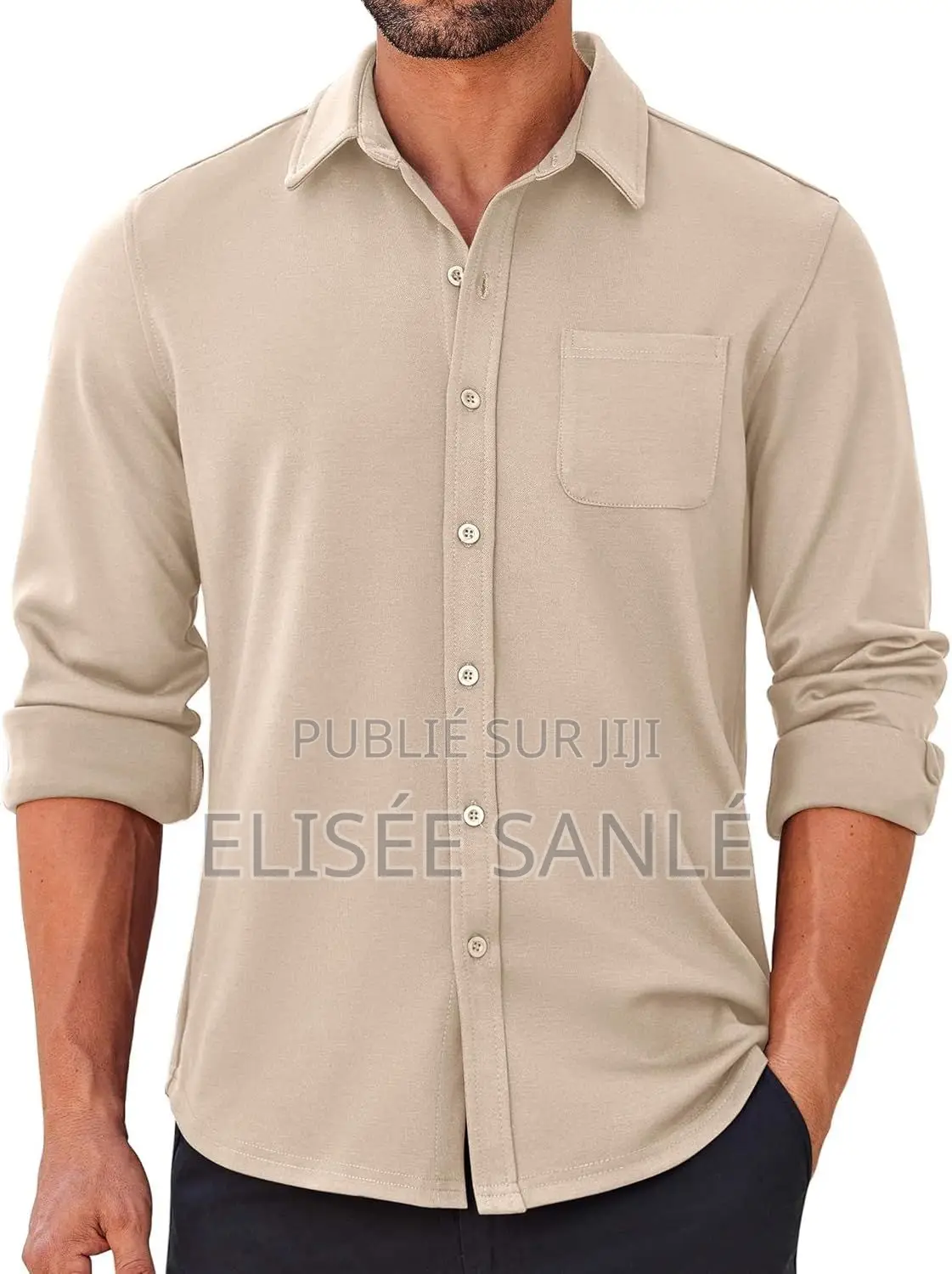 Chemise De Luxe Manches Longues Pour Homme