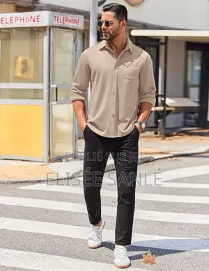 Chemise De Luxe Manches Longues Pour Homme