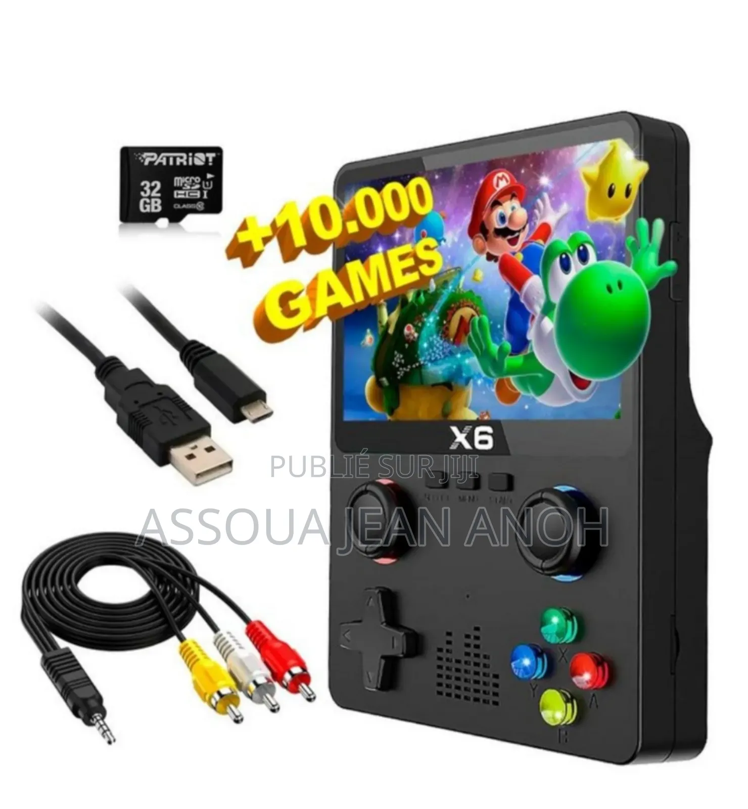 Console De Jeu Portable X6, Console De Jeu Rétro Intégrée ,