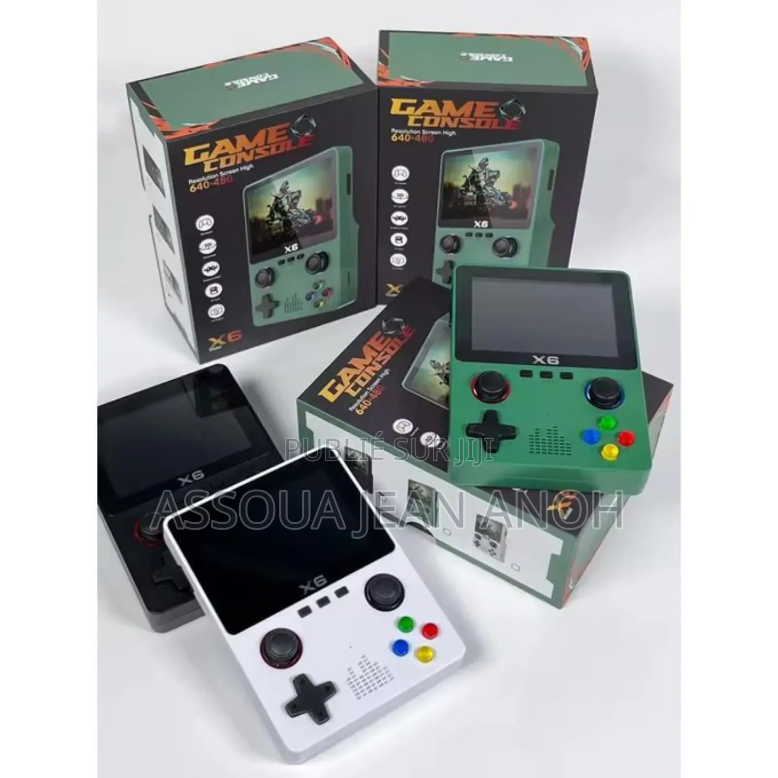 Console De Jeu Portable X6, Console De Jeu Rétro Intégrée ,