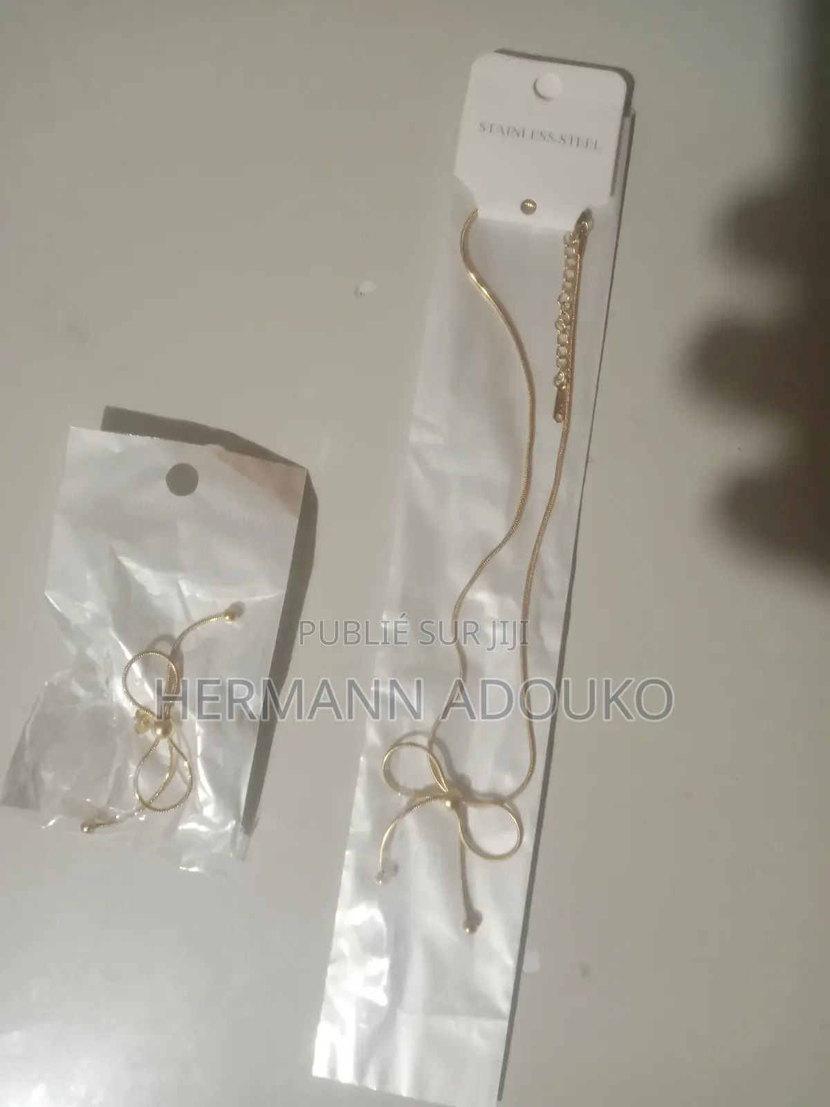 Ensemble Chaîne Boucle d'Oreille