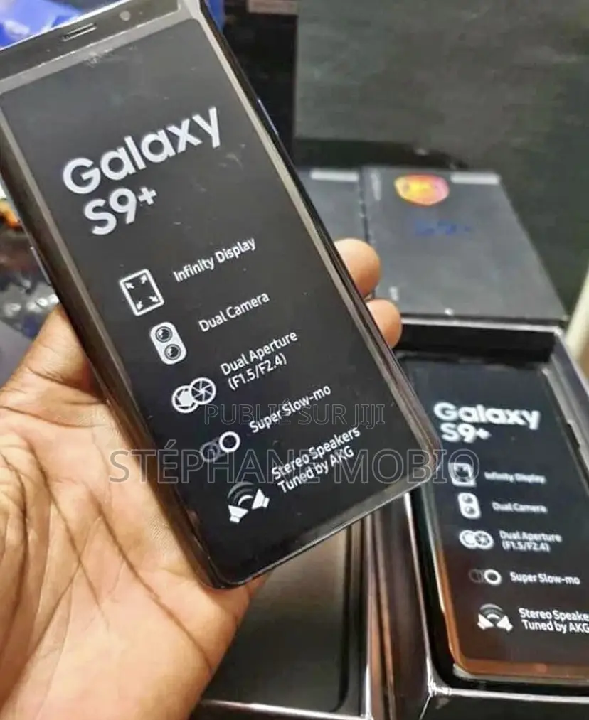 New Samsung Galaxy S9 Plus 256 GB Noir