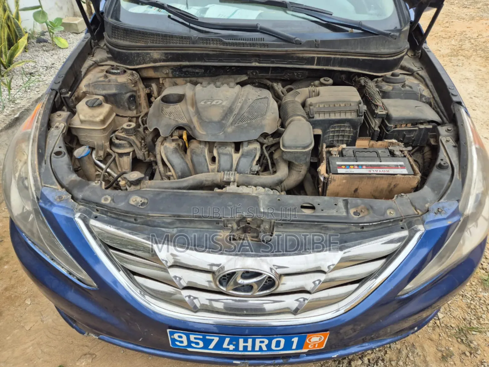 Hyundai Sonata 2009 Bleu