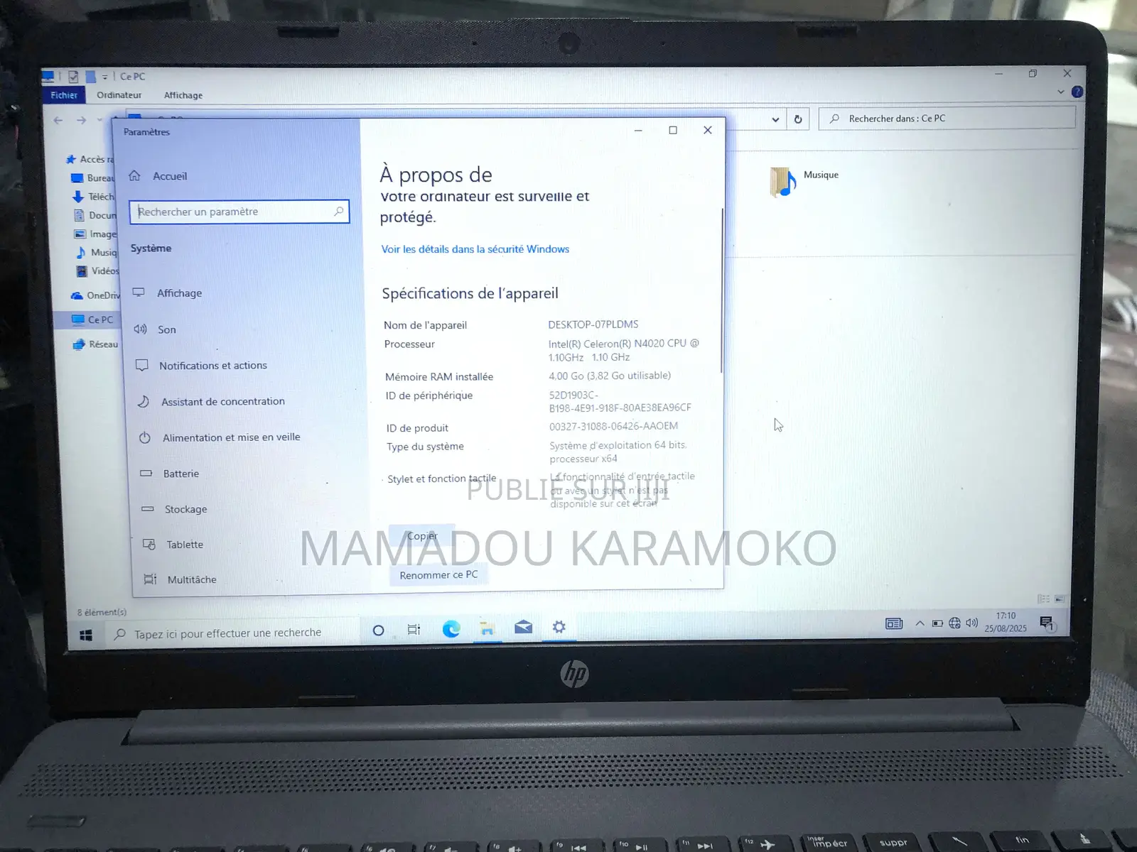 Ordinateur Portable HP ProBook 640 G5 4GB Intel Core 2 Duo SSD 512GB