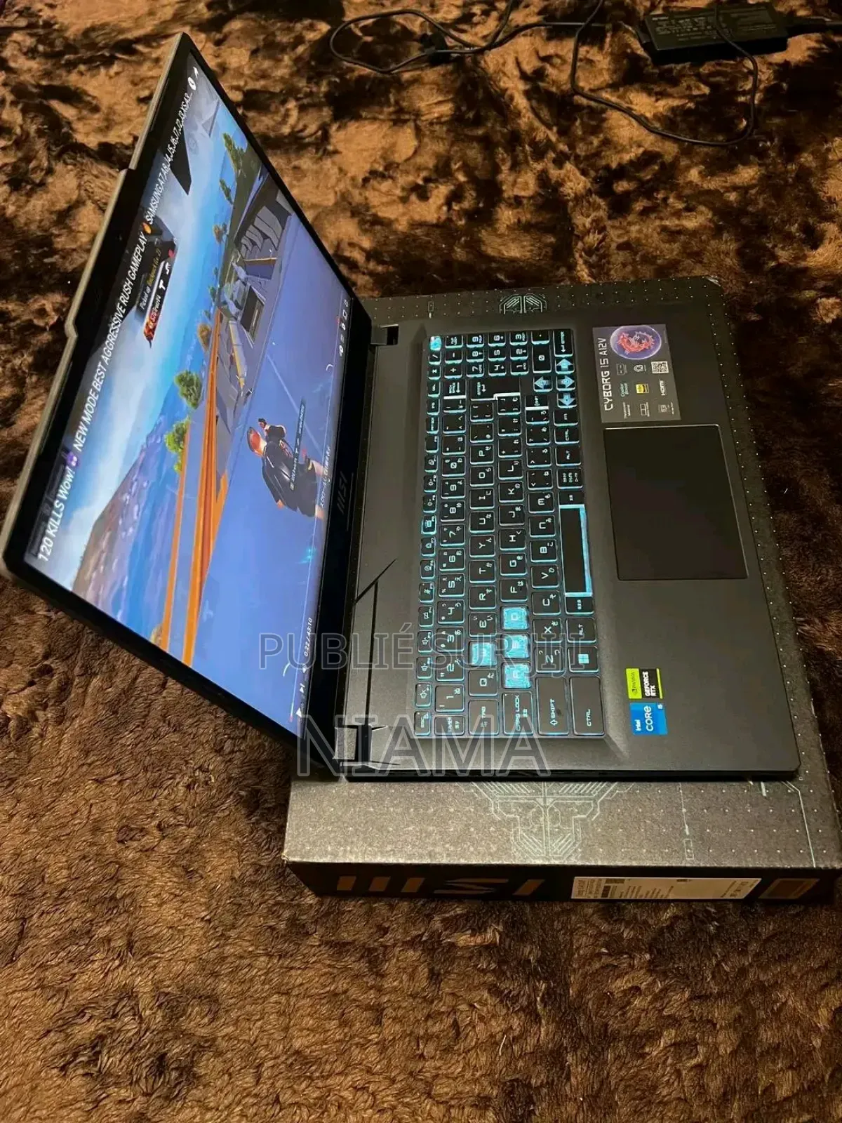 New Ordinateur Portable MSI Cyborg 14 16GB Intel Core I5 SSD 512GB