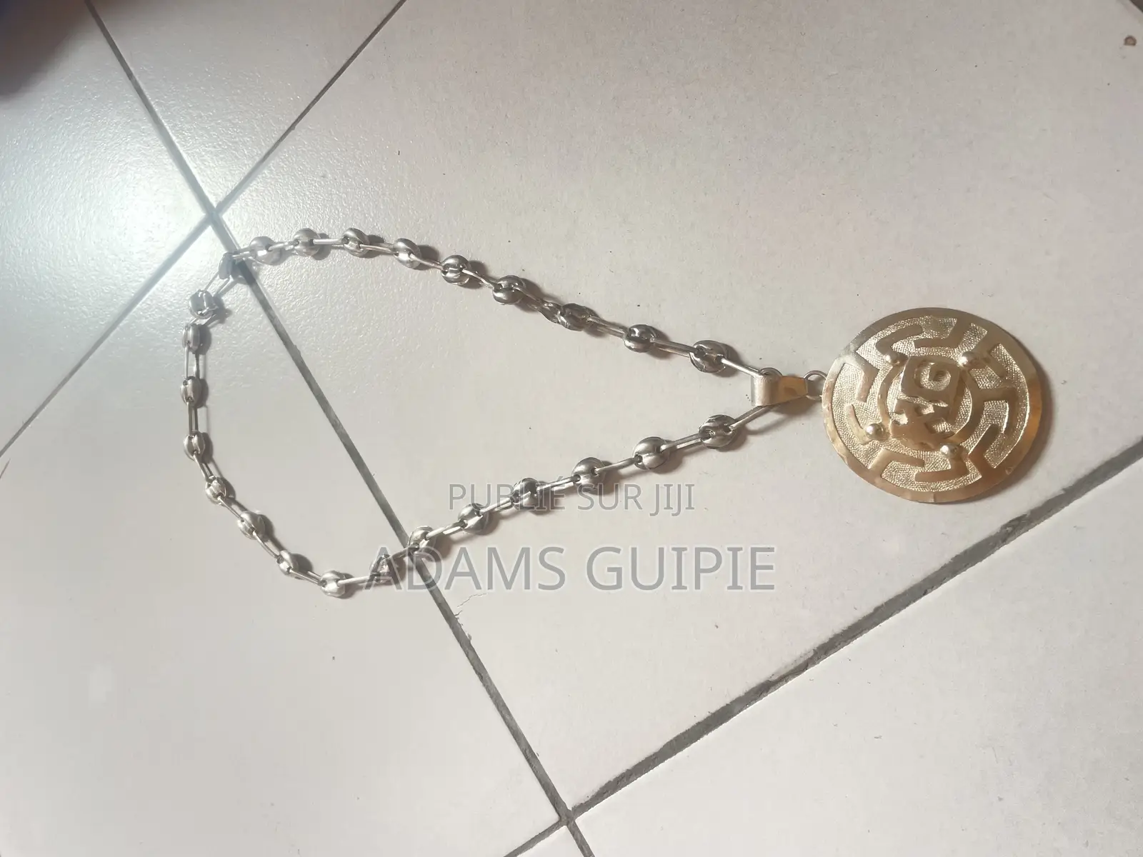 Chaîne en Argent Blanc Pur