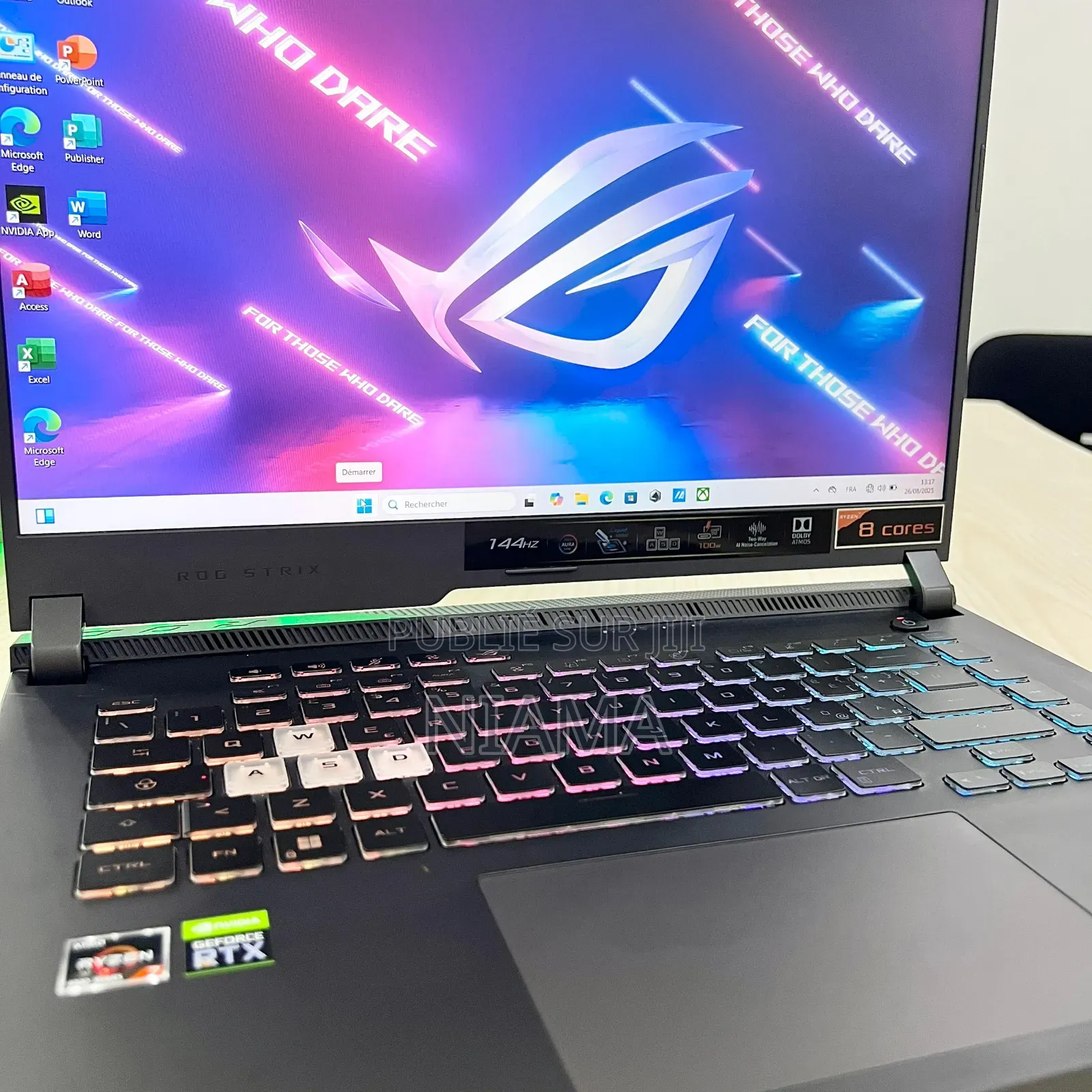 New Ordinateur Portable Asus ROG Strix GL503 16GB AMD Ryzen 7 SSD 512GB