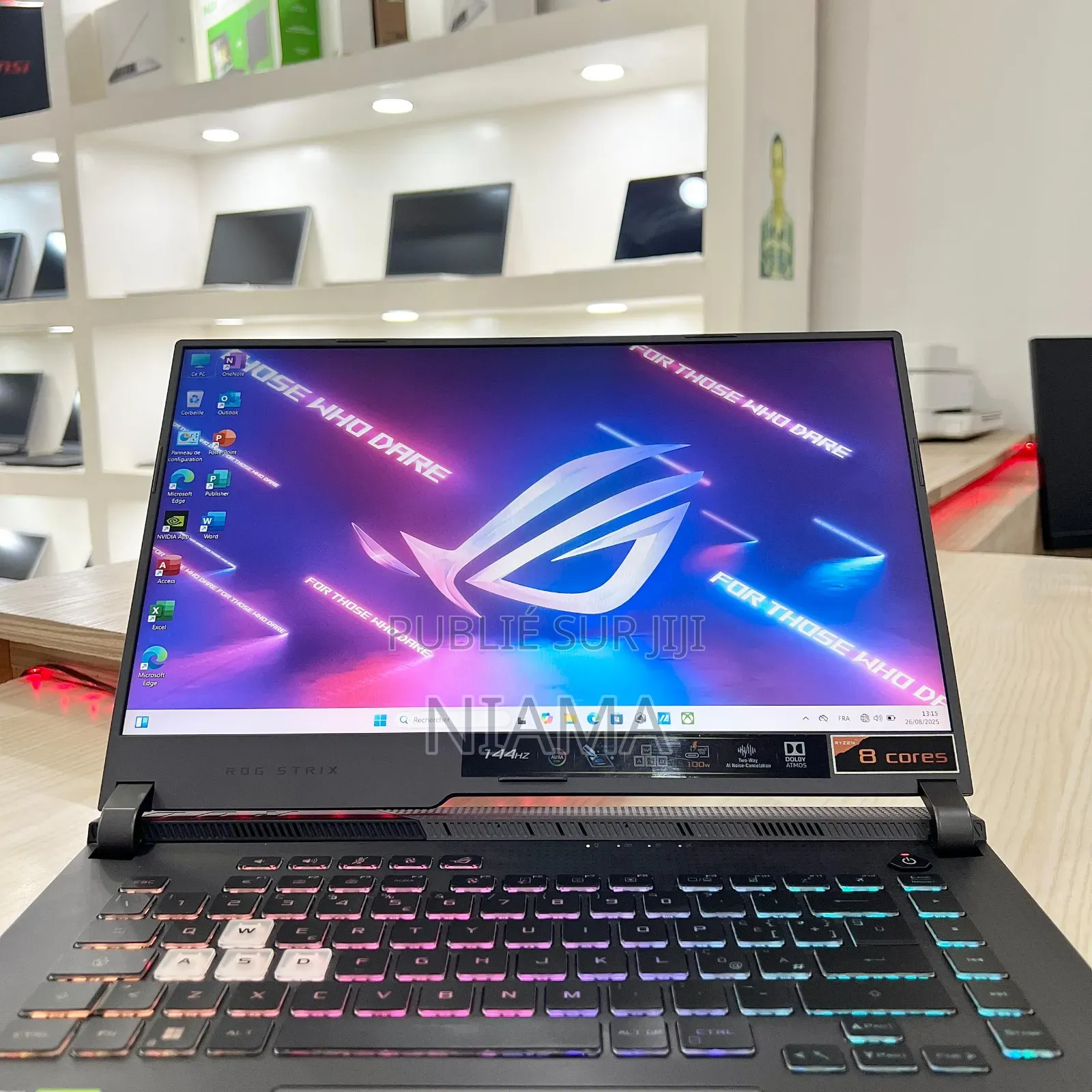 New Ordinateur Portable Asus ROG Strix GL503 16GB AMD Ryzen 7 SSD 512GB