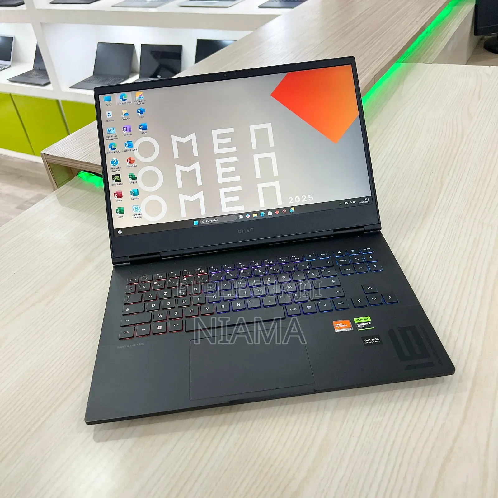 New Ordinateur Portable HP Omen 17 32GB AMD Ryzen 7 SSD 1T