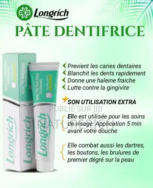 Dentifrice Longrich – Sourire Éclat Santé Bucco-dentaire !(Promo)