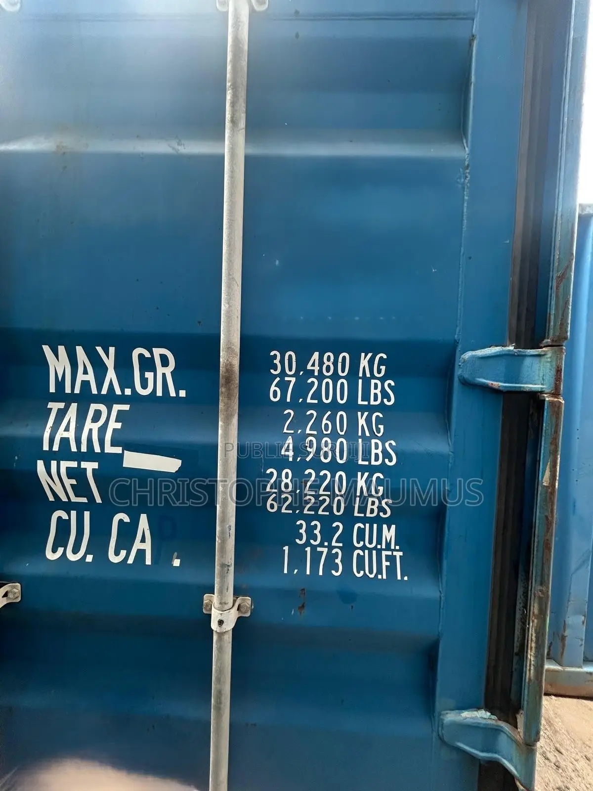 Vente Conteneur 20'dv Dernier Voyage