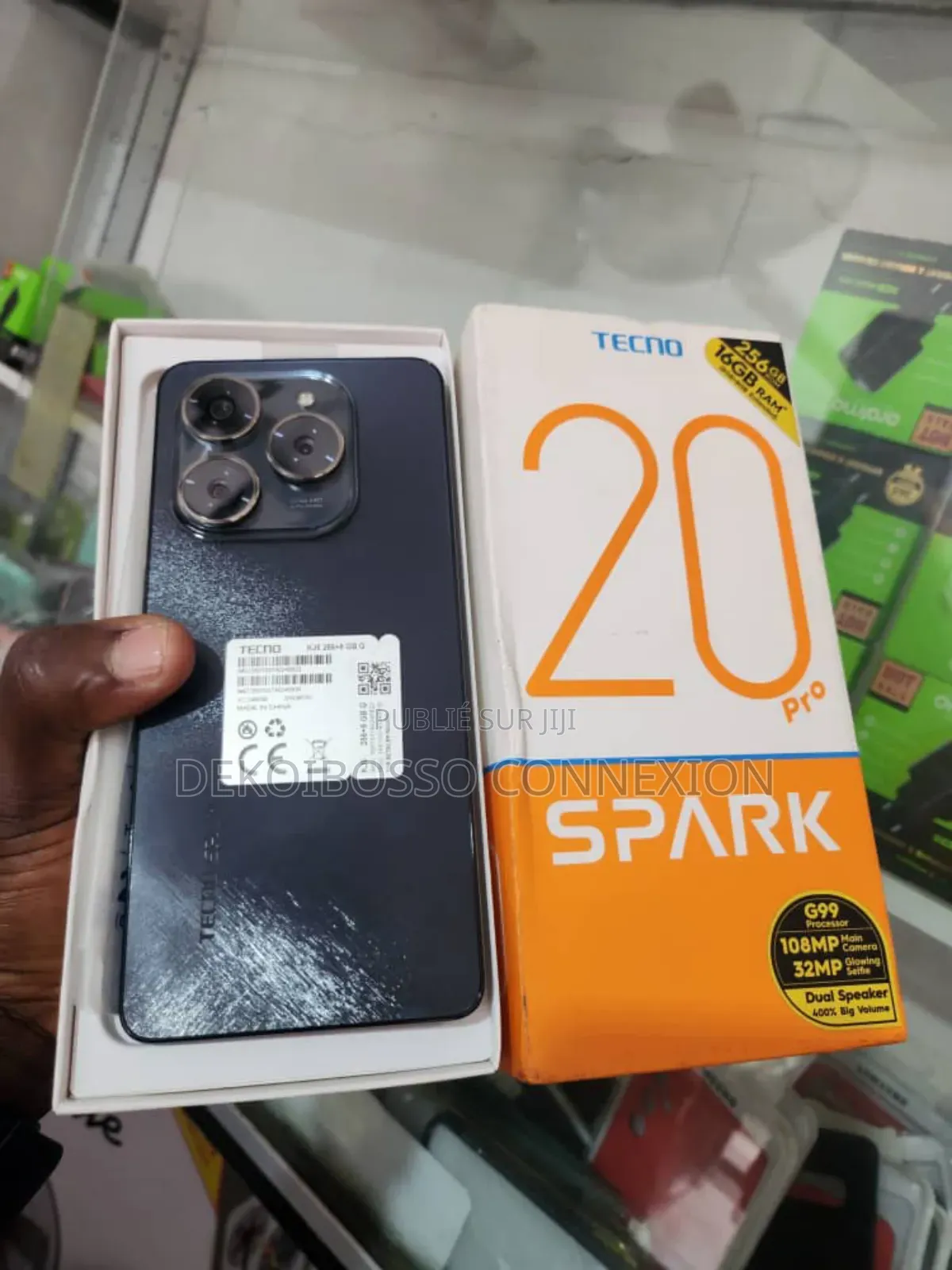 New Tecno Spark 20 Pro 256 GB Noir