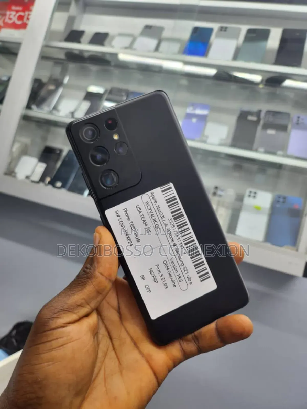 Samsung Galaxy S21 Ultra 5G 256 GB Noir