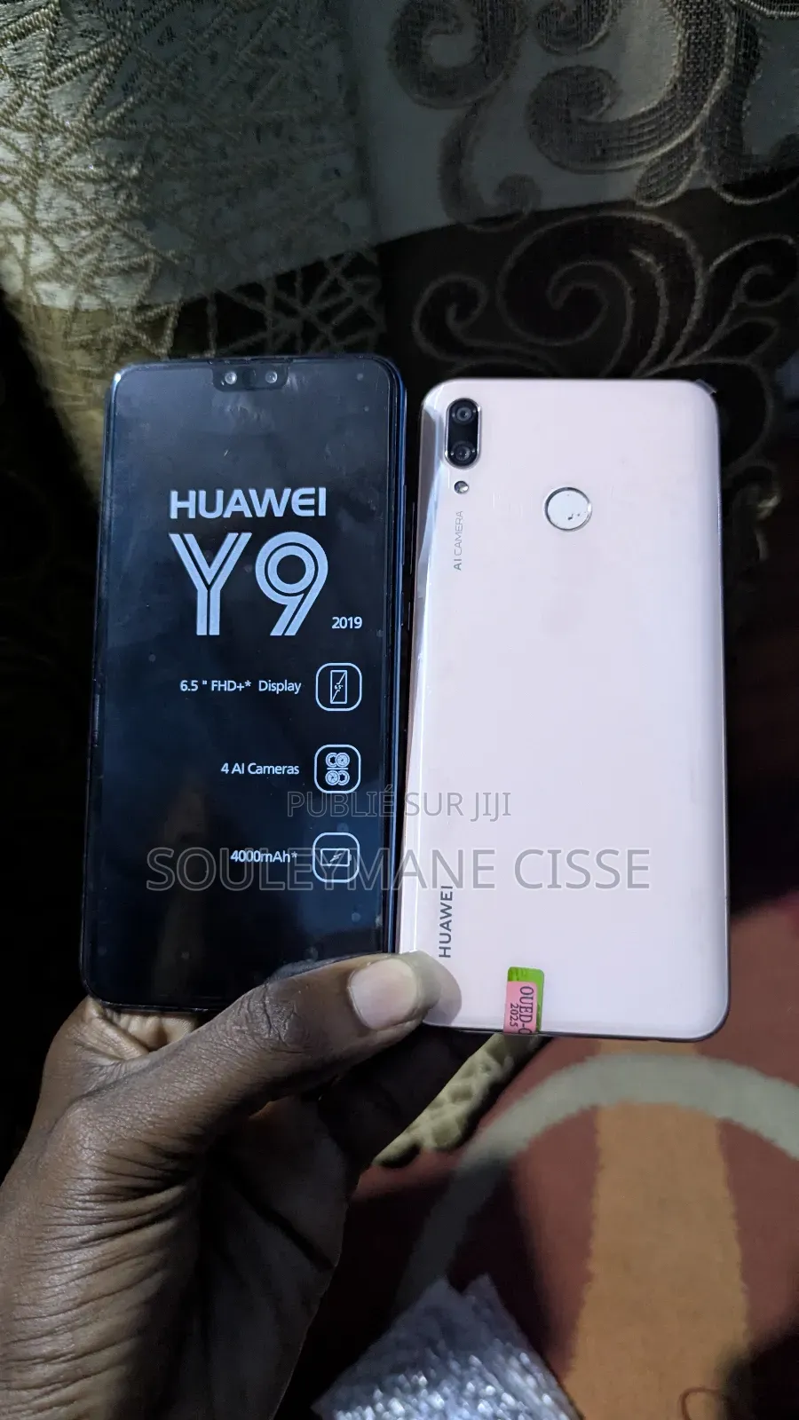 Huawei Y9 2019 128 GB Or rose