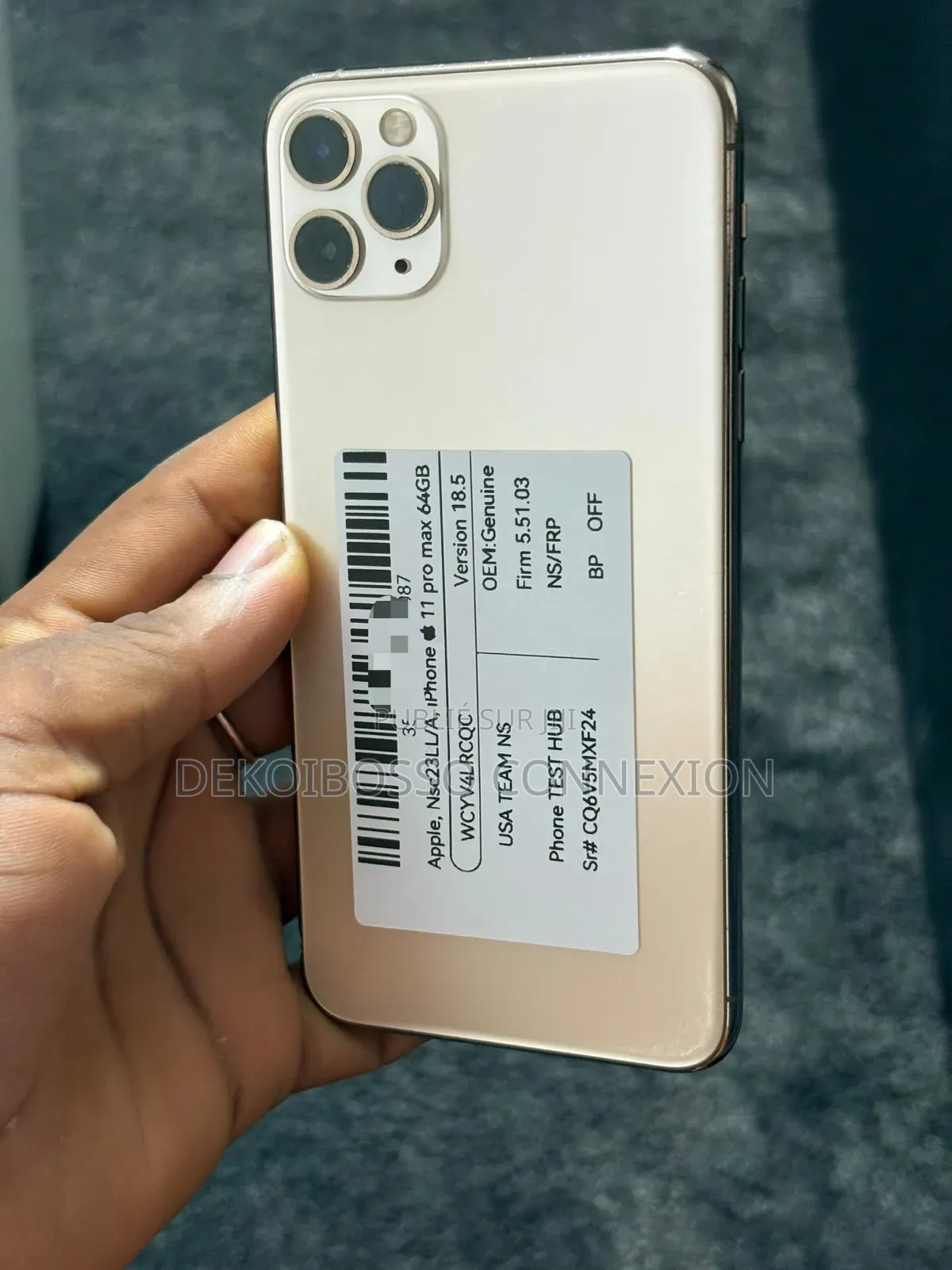 Pomme iPhone 11 Pro Max 64 GB Doré