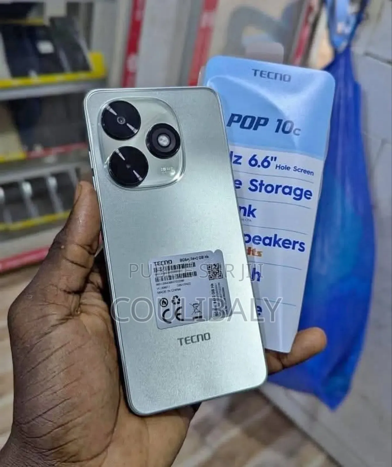 New Tecno Pop 10C 64 GB Blanc