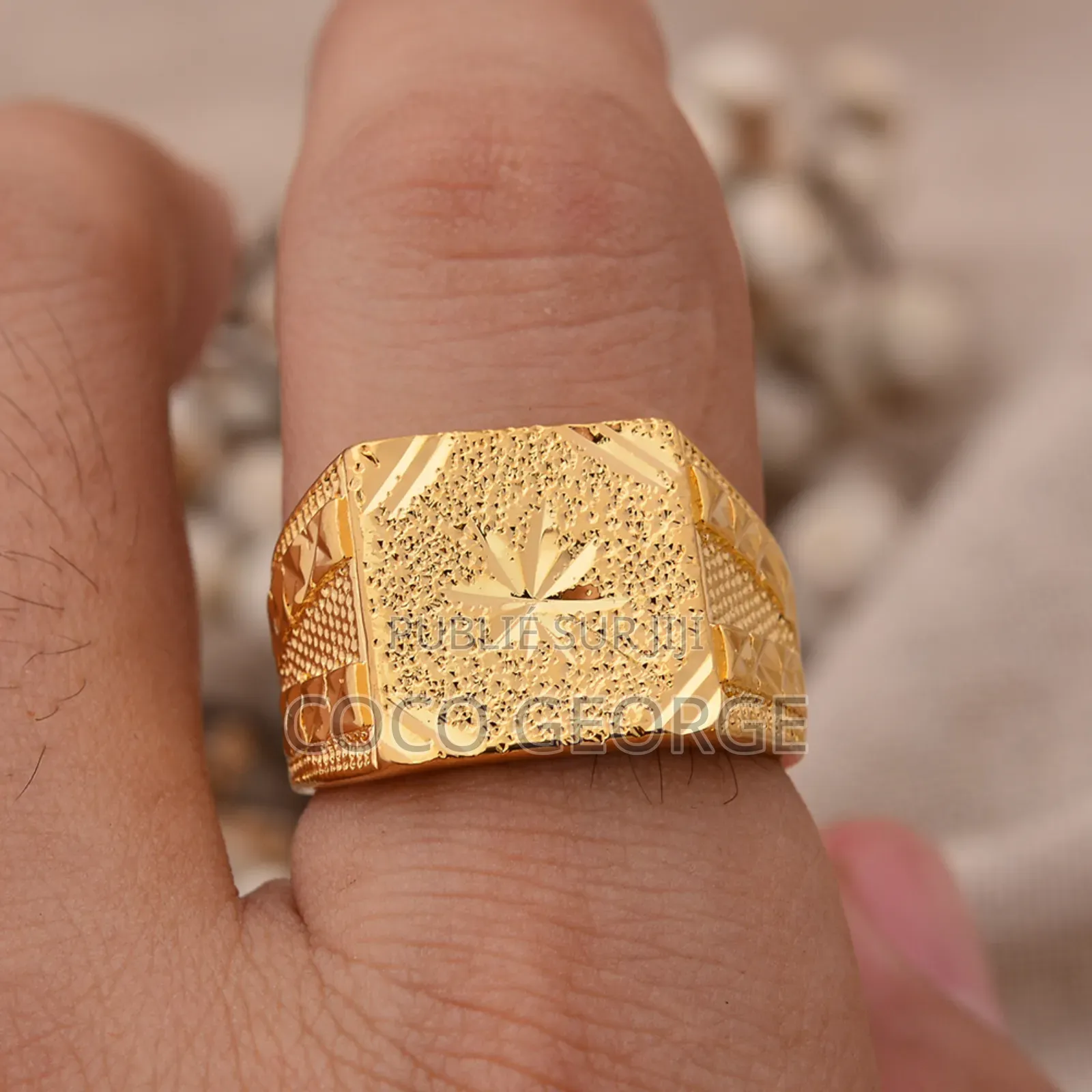 Bague Classique, Fashion, Gravé Ne Noircit Pas