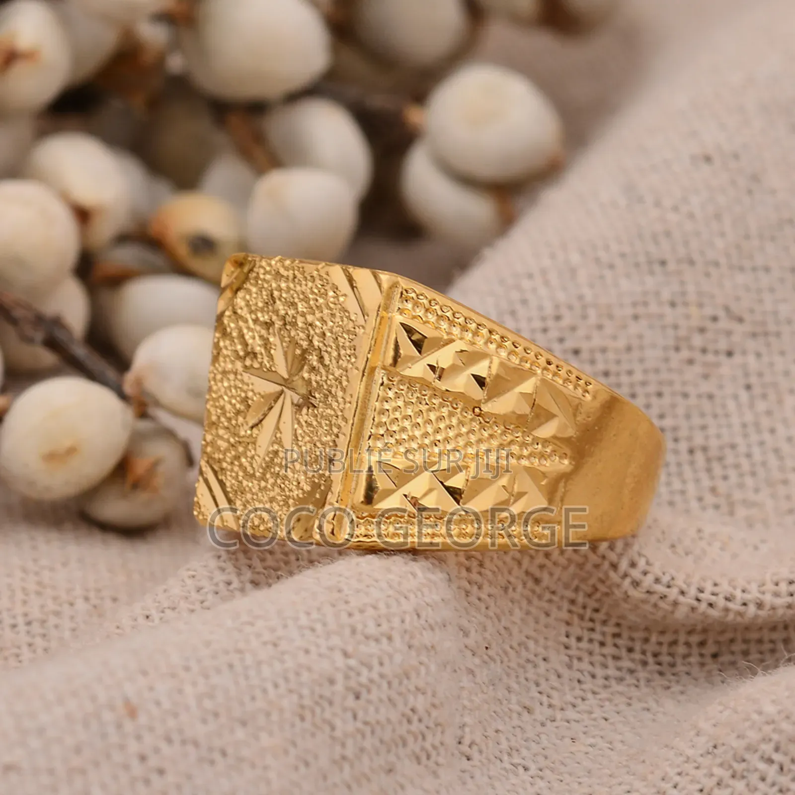 Bague Classique, Fashion, Gravé Ne Noircit Pas