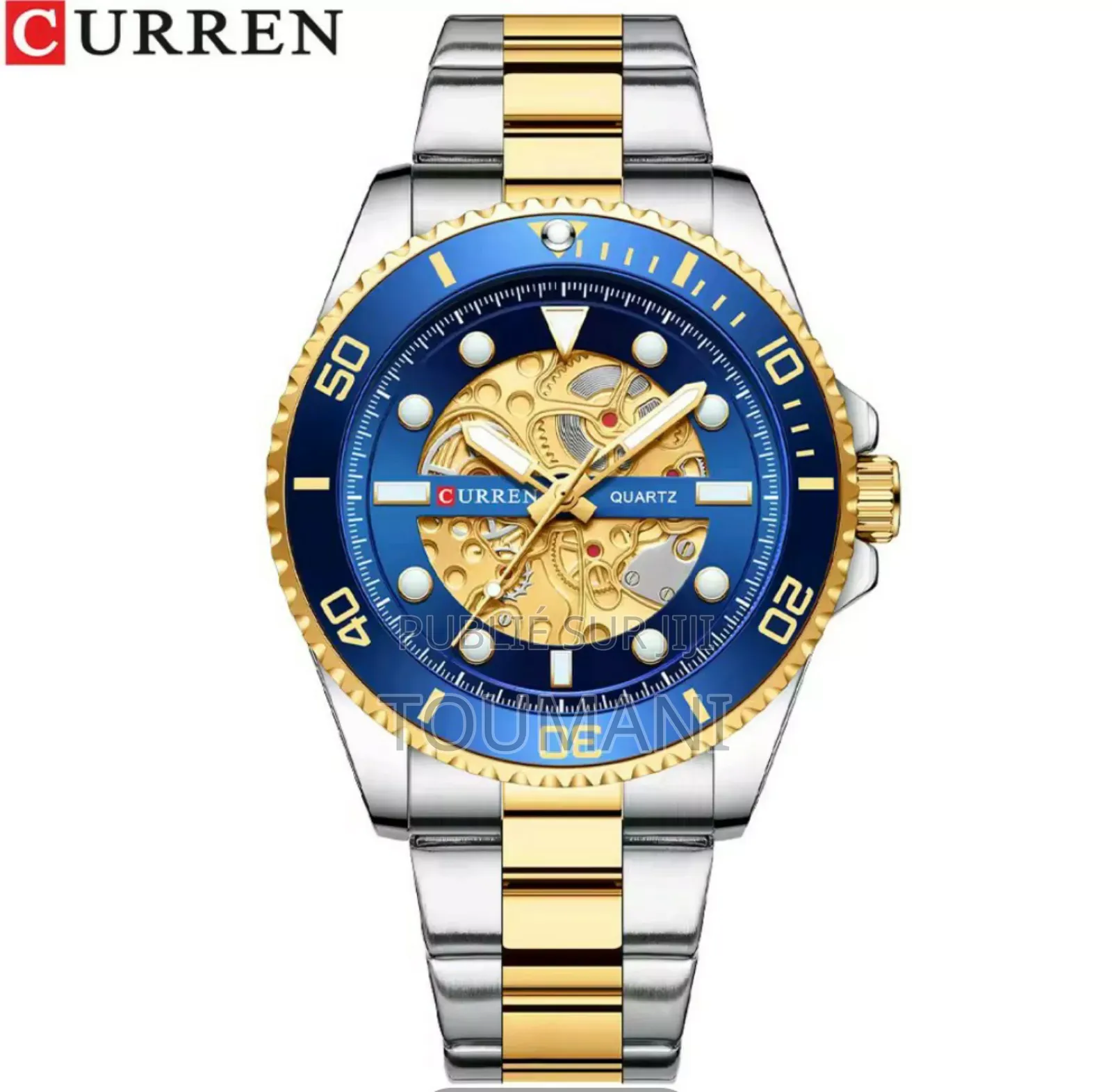 Curren Luxe Bracelet en Acier Inoxydable