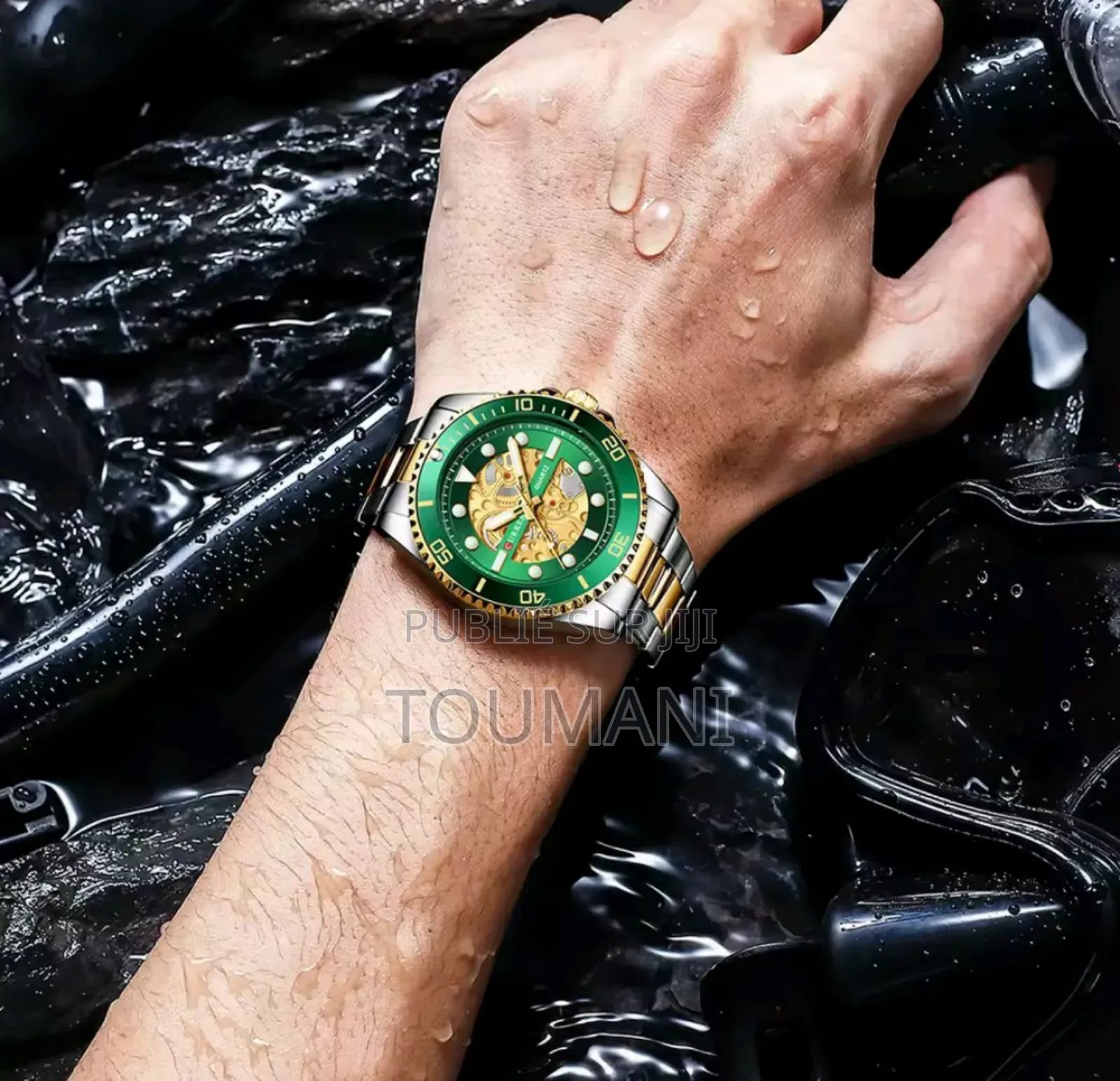 Curren Luxe Bracelet en Acier Inoxydable