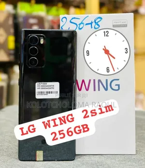 New LG Wing 5G 256 GB Black