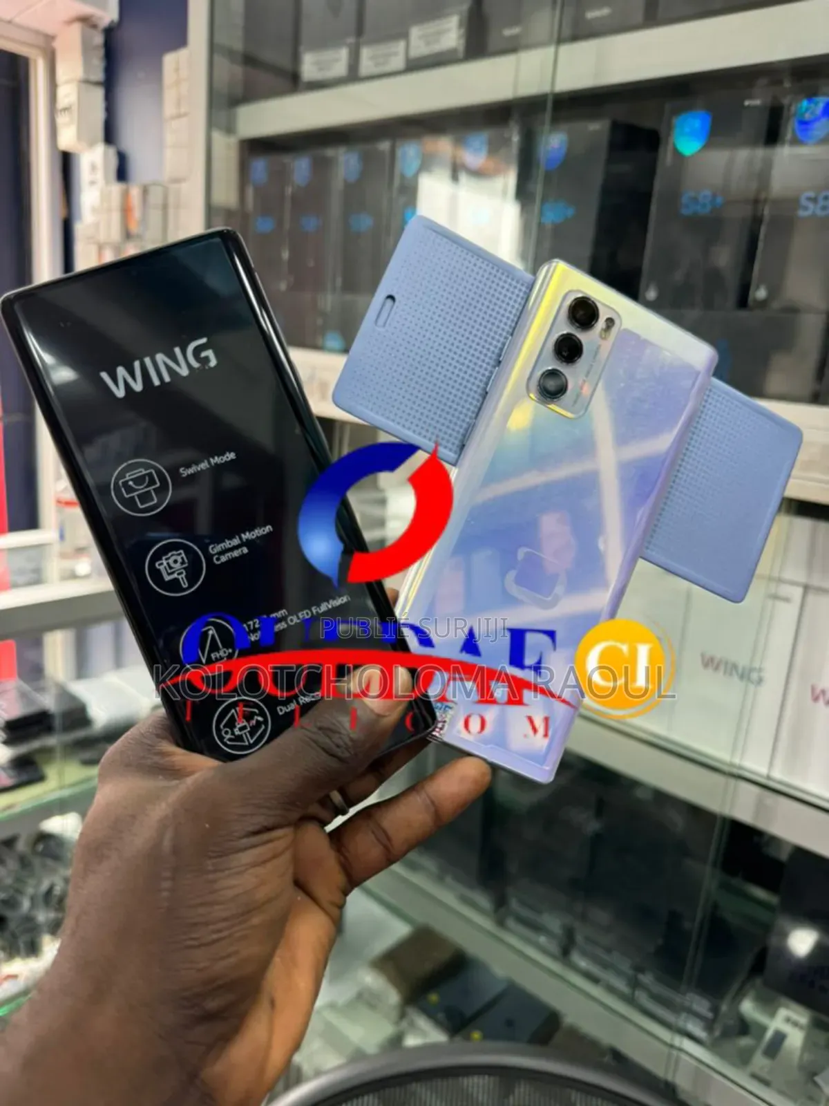 New LG Wing 5G 256 GB Black