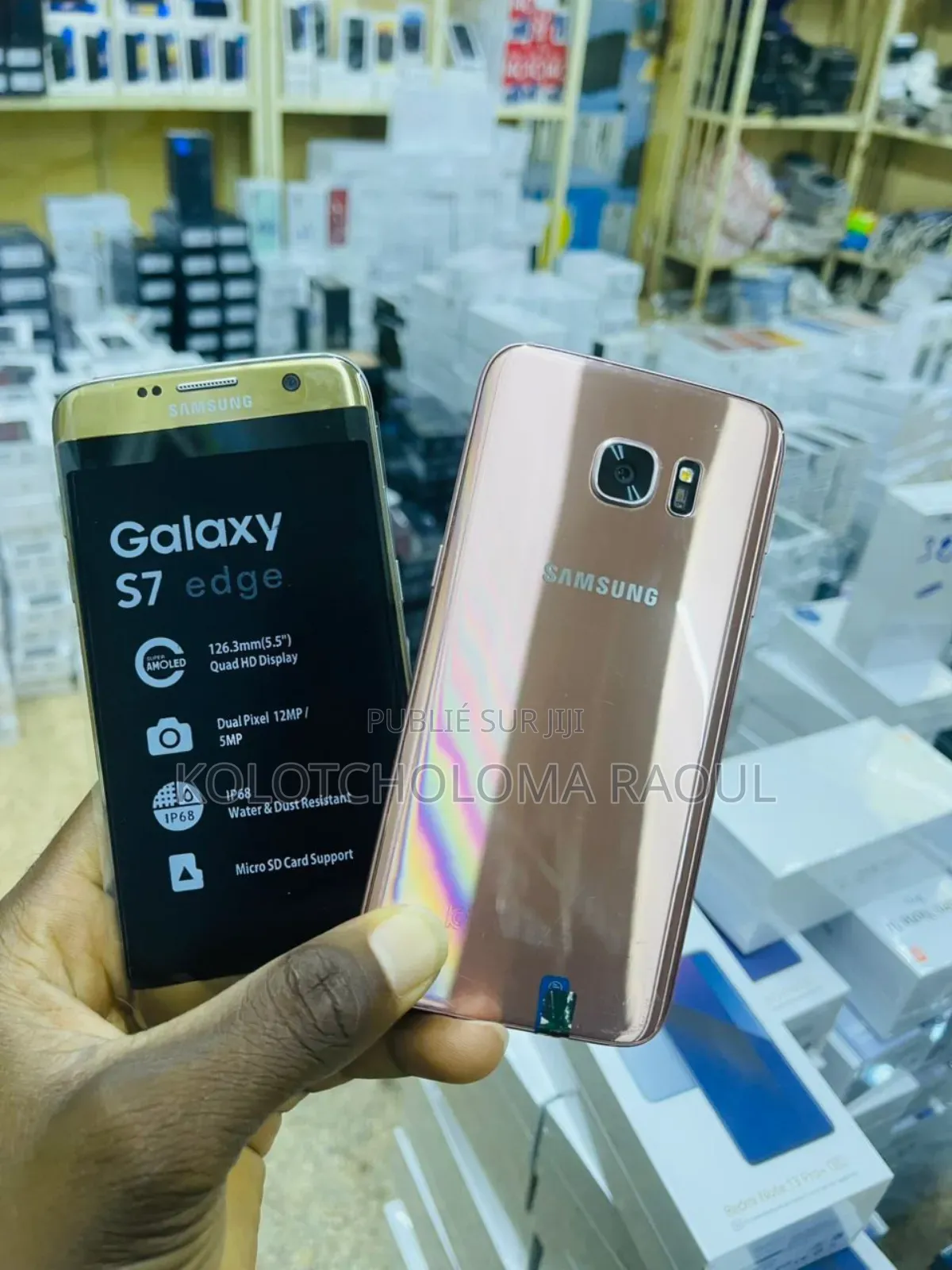 Neuf Samsung Galaxy S7 edge 32 GB Noir