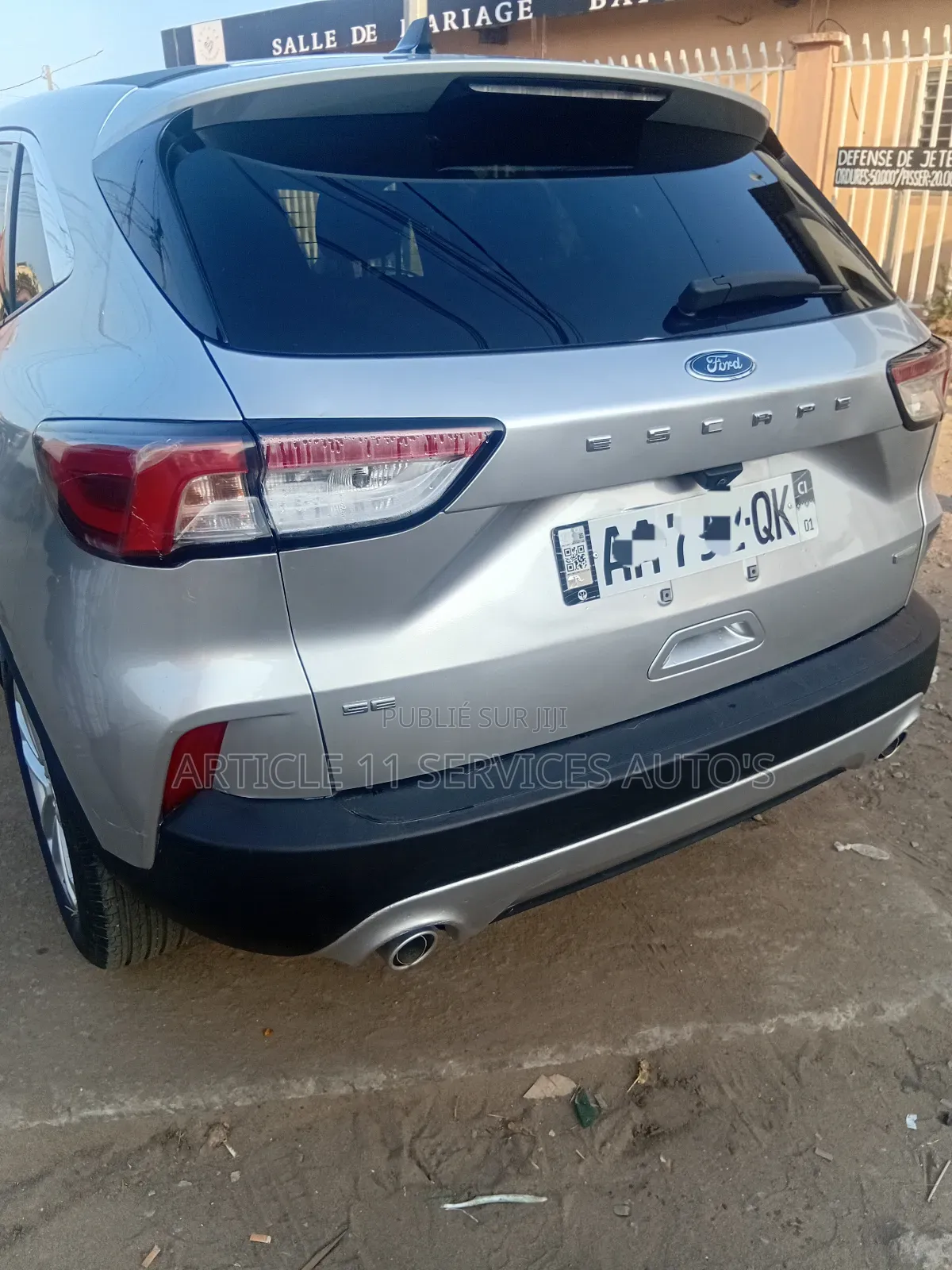 Ford Escape SE AWD 2020 Gris