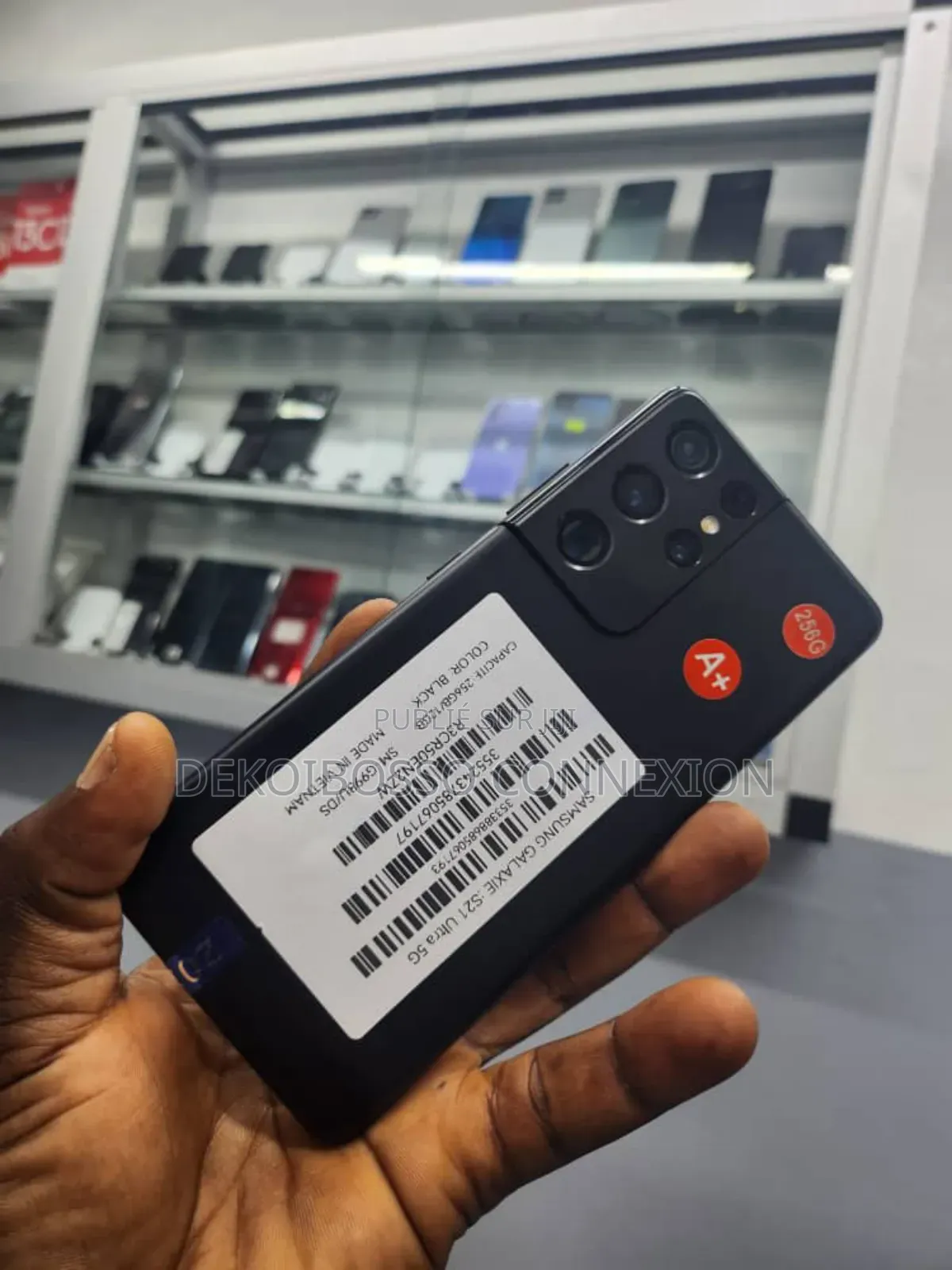 Samsung Galaxy S21 Ultra 5G 256 GB Noir