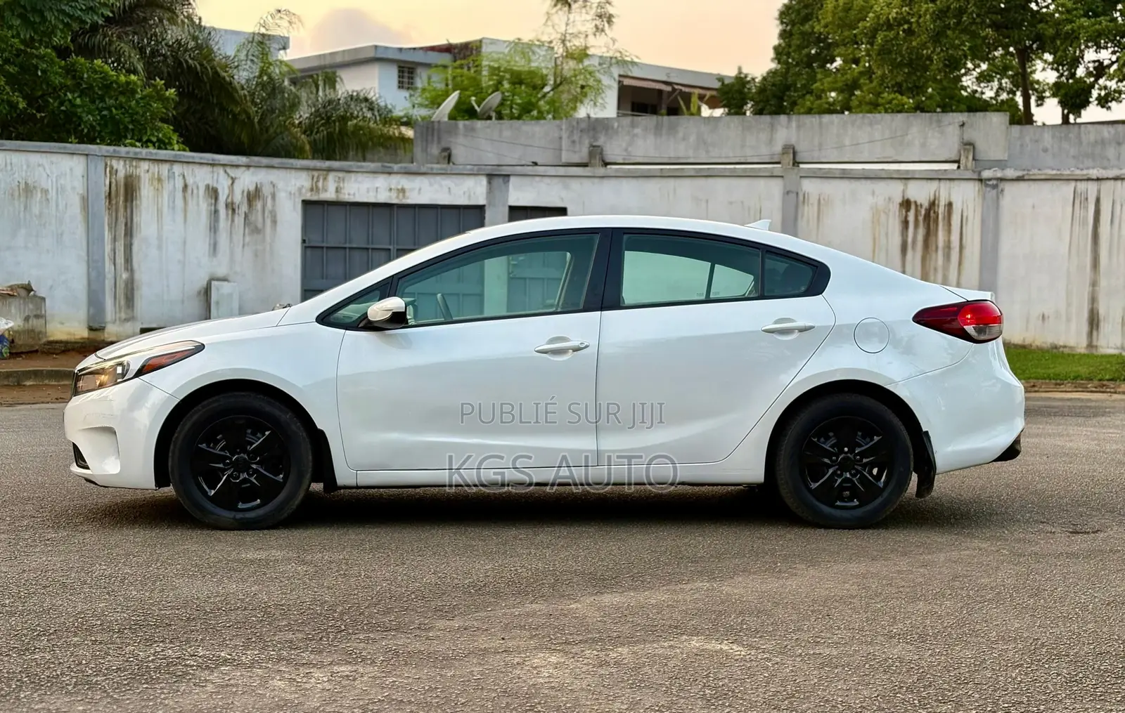 Kia Forte S Sedan 2018 Blanc