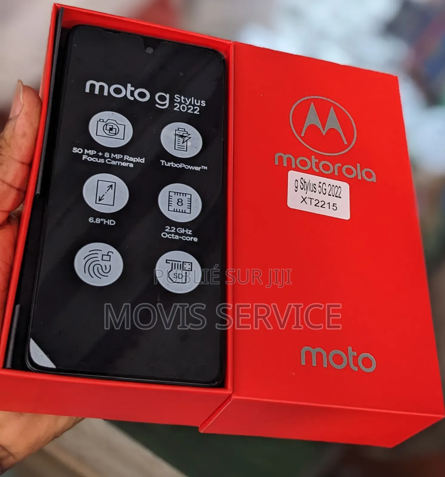 New Motorola Moto G Stylus (2022) 128 GB Gris