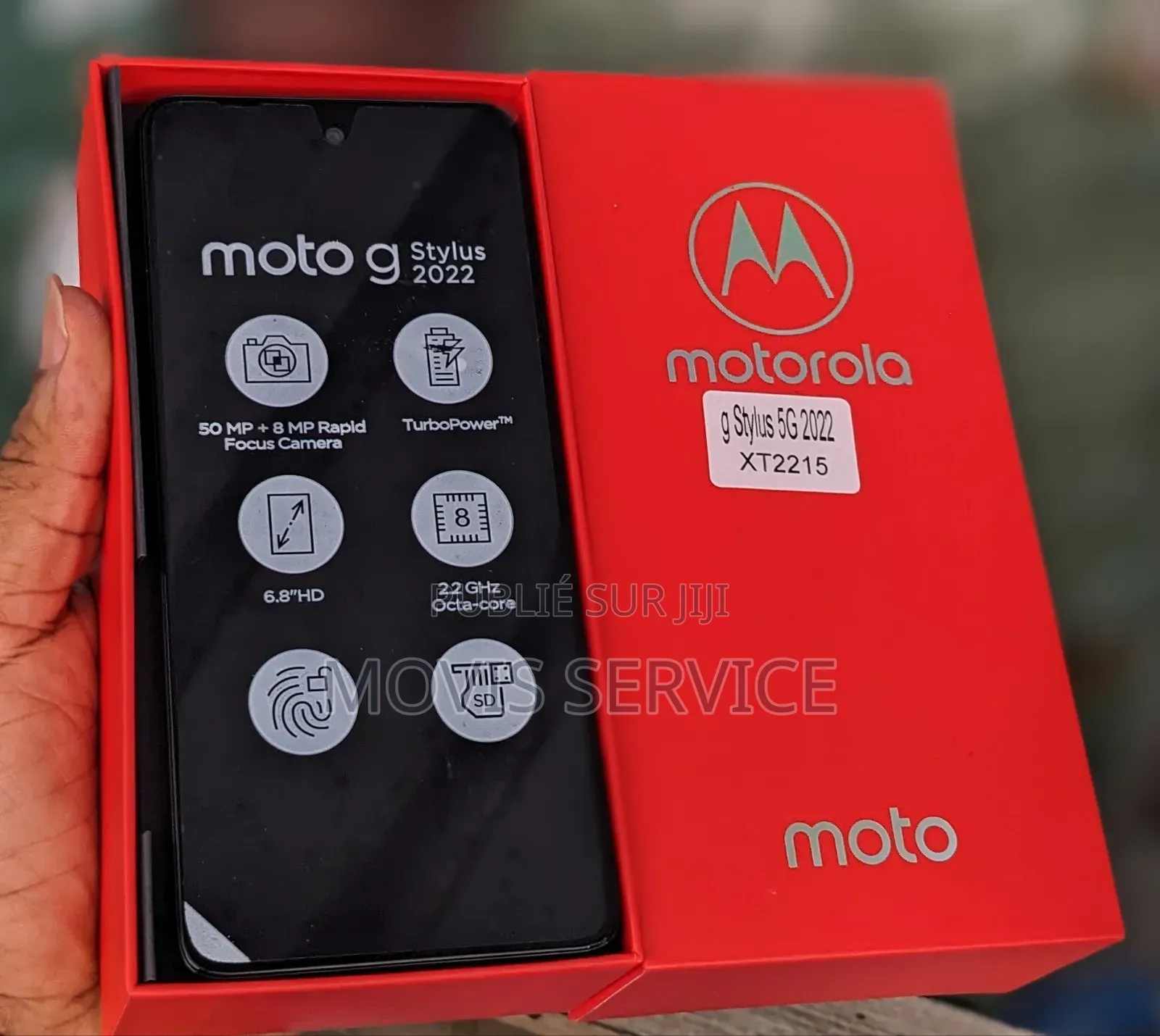 New Motorola Moto G Stylus (2022) 128 GB Gris