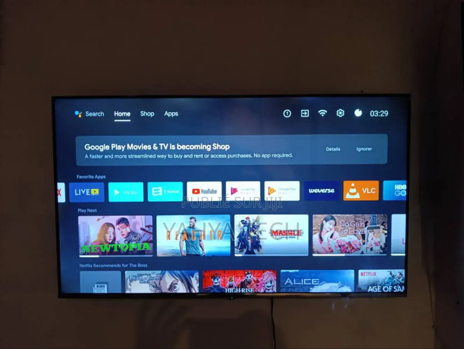 Tv Led - Panasonic (Smart / Android) - Th-65gx655téléviseur