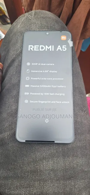 New Xiaomi Redmi A5 4G 64 GB Black