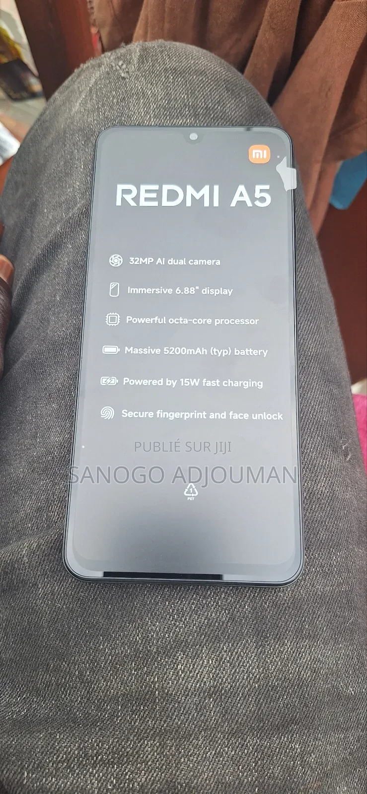 New Xiaomi Redmi A5 4G 64 GB Black