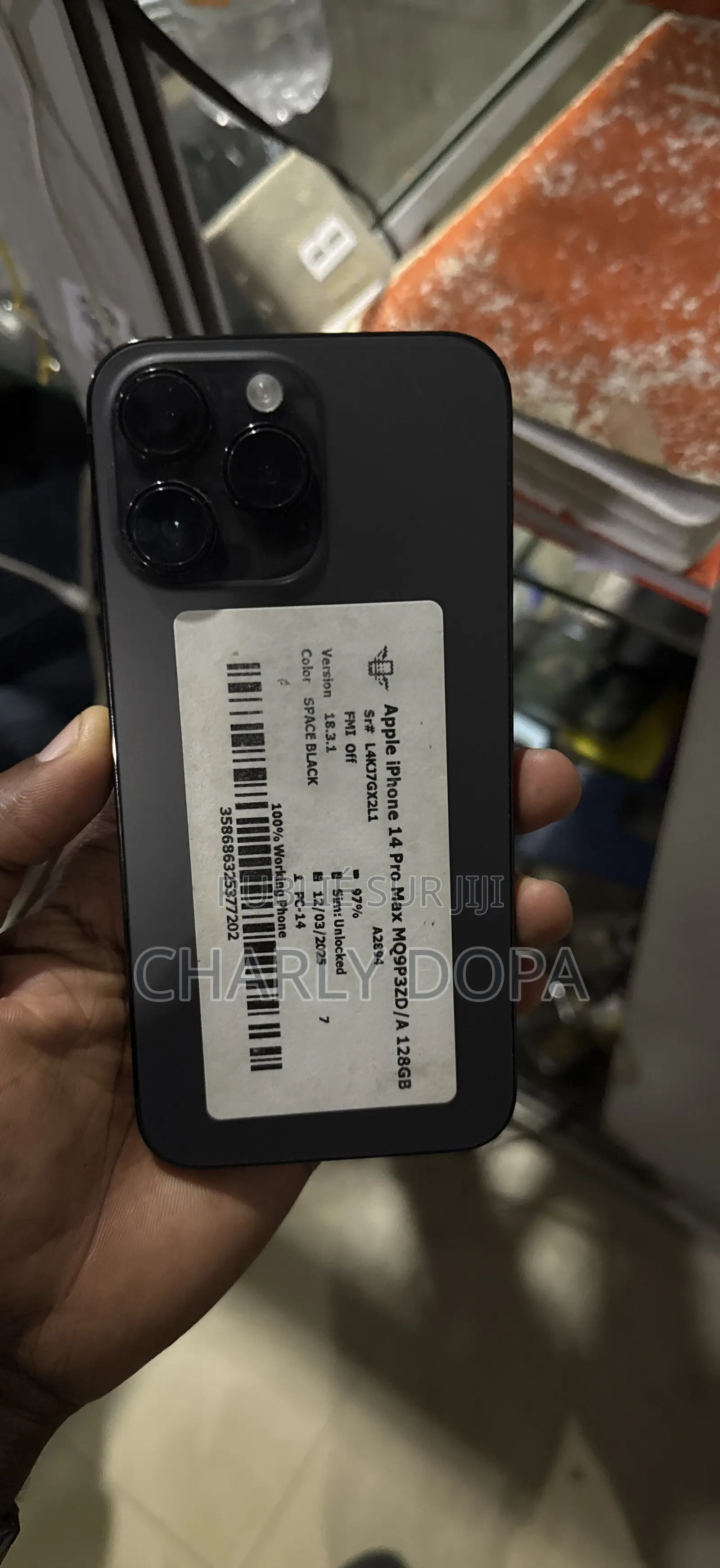 Apple iPhone 14 Pro Max 128 GB Black