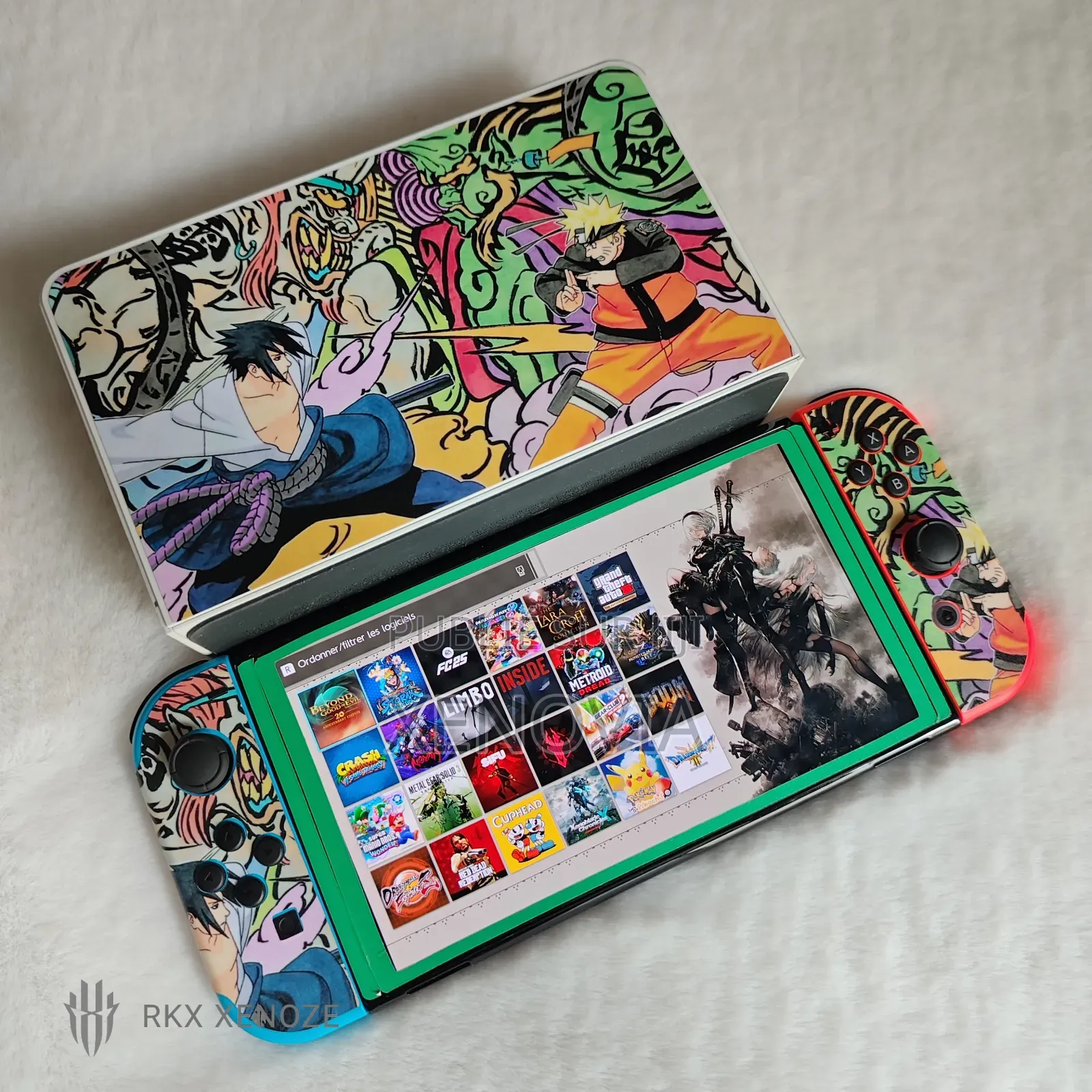 Nintendo Switch Oled Cracker Full Accessoires