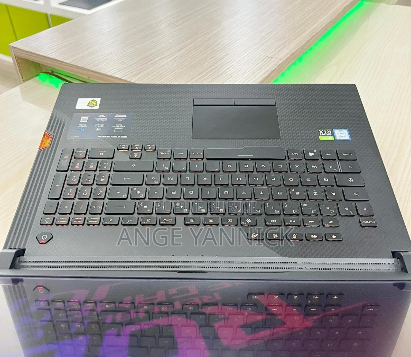 New Ordinateur Portable Asus ROG Strix GL703 32GB Intel Core I7 HDD 1T