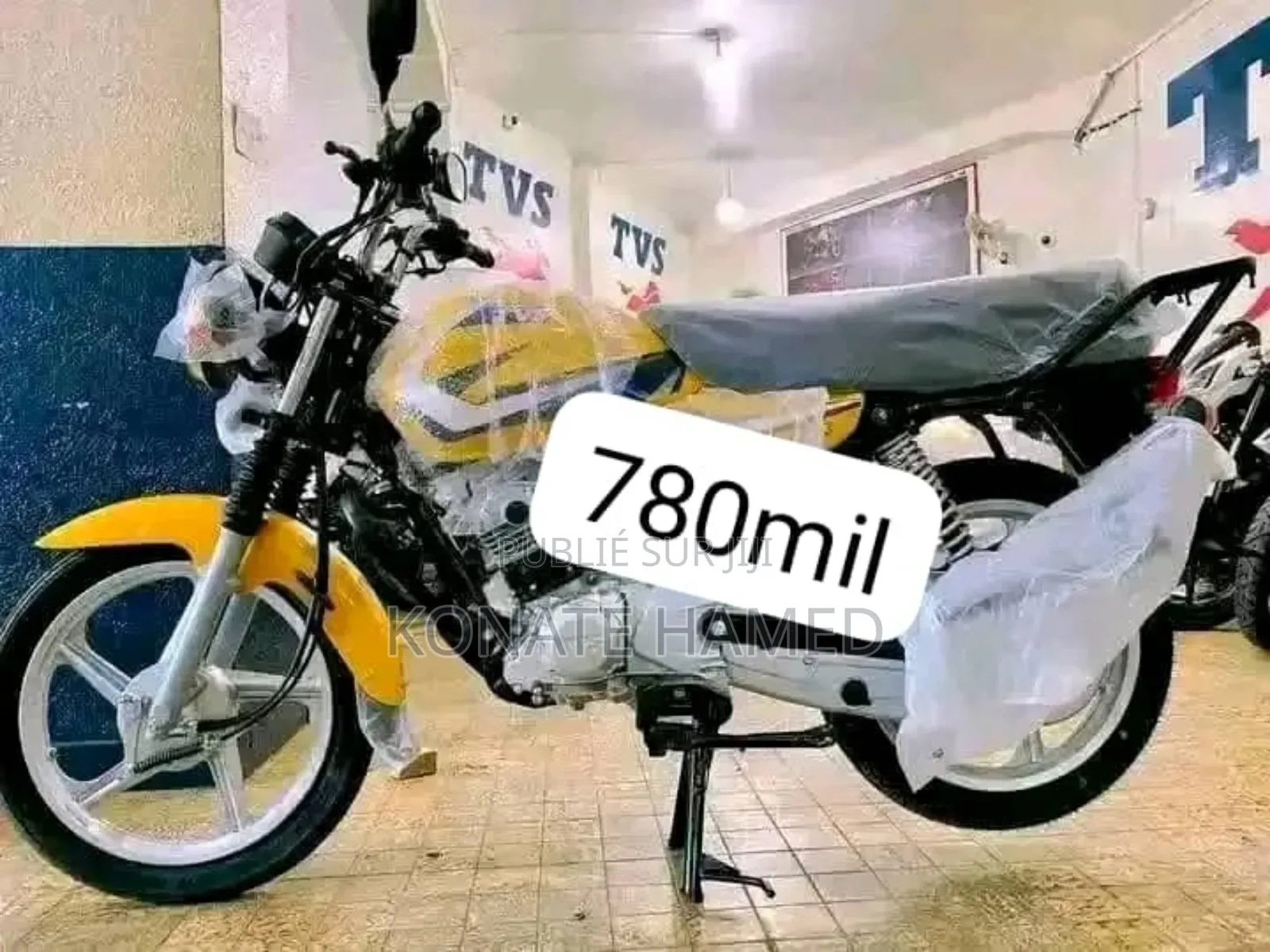 New TVS 2024 Jaune