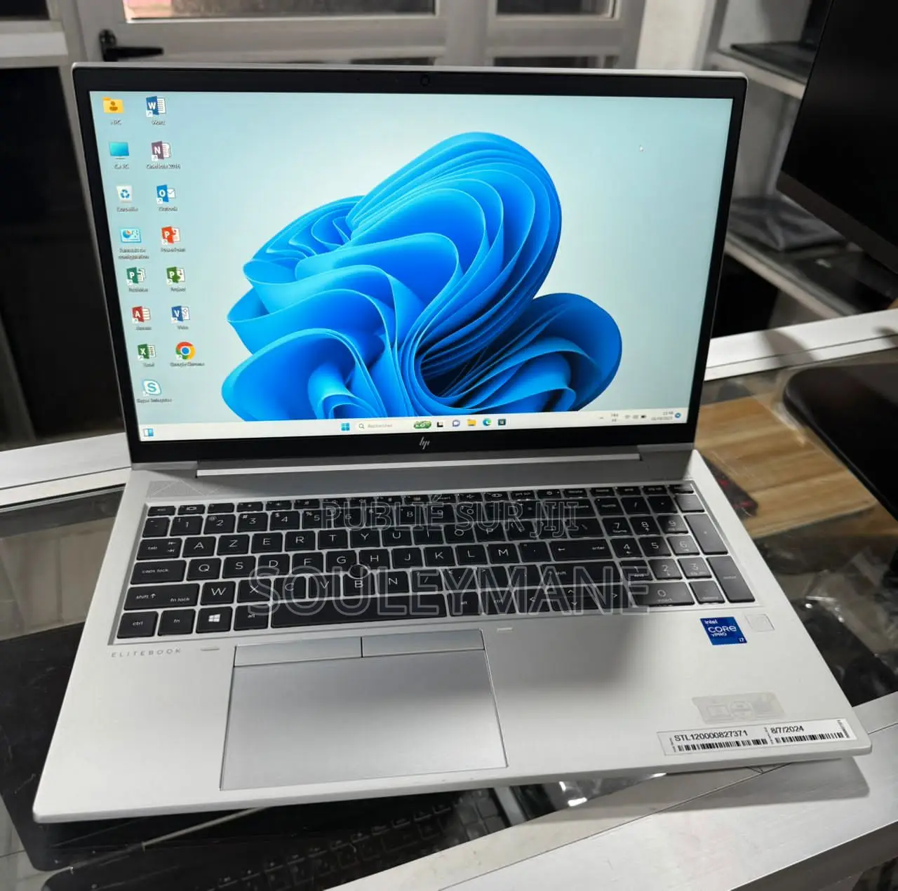 Ordinateur Portable HP EliteBook 850 G8 16GB Intel Core I7 SSD 256GB