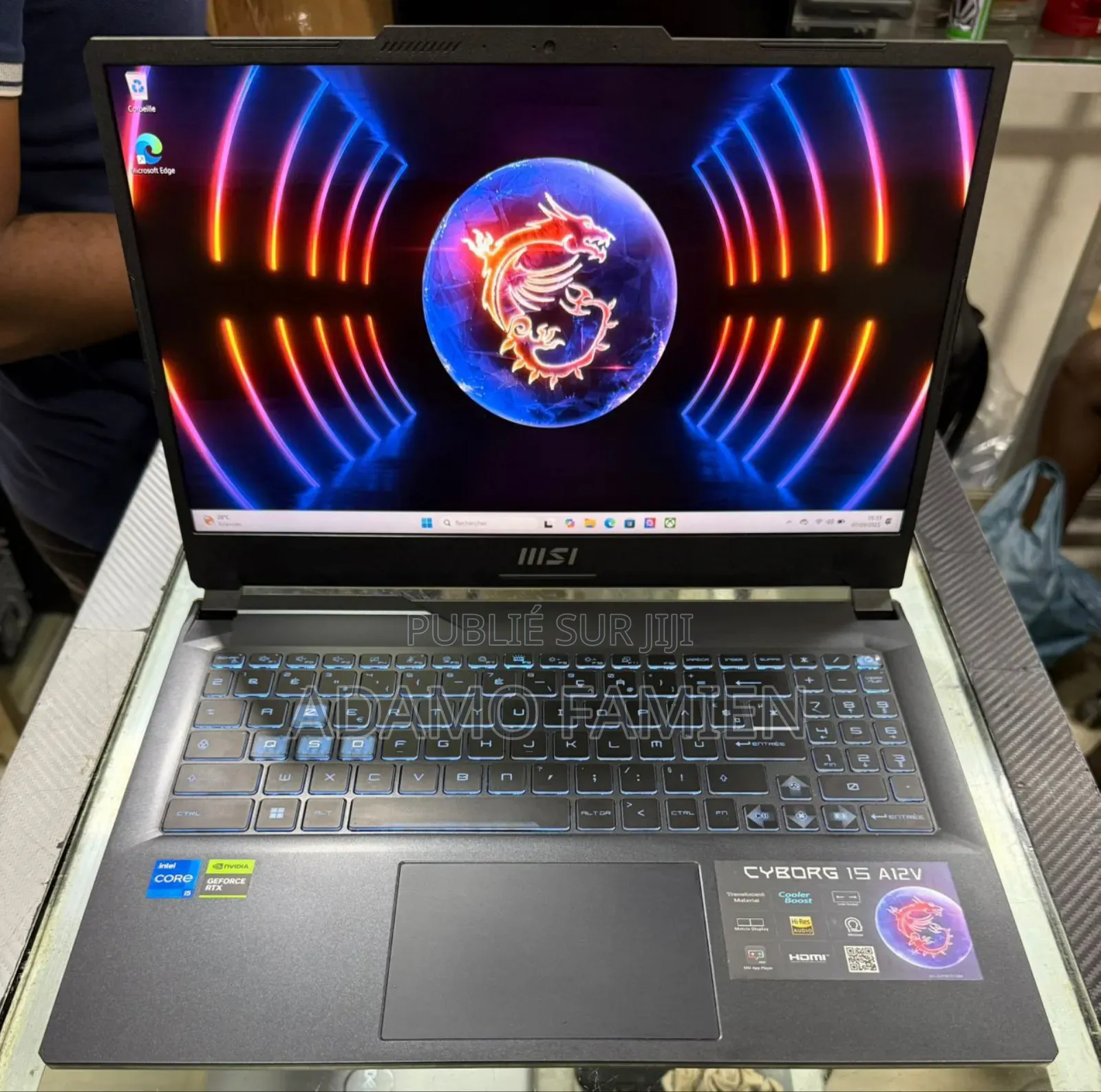 New Ordinateur Portable MSI Cyborg 15 16GB Intel Core I5 SSD 512GB